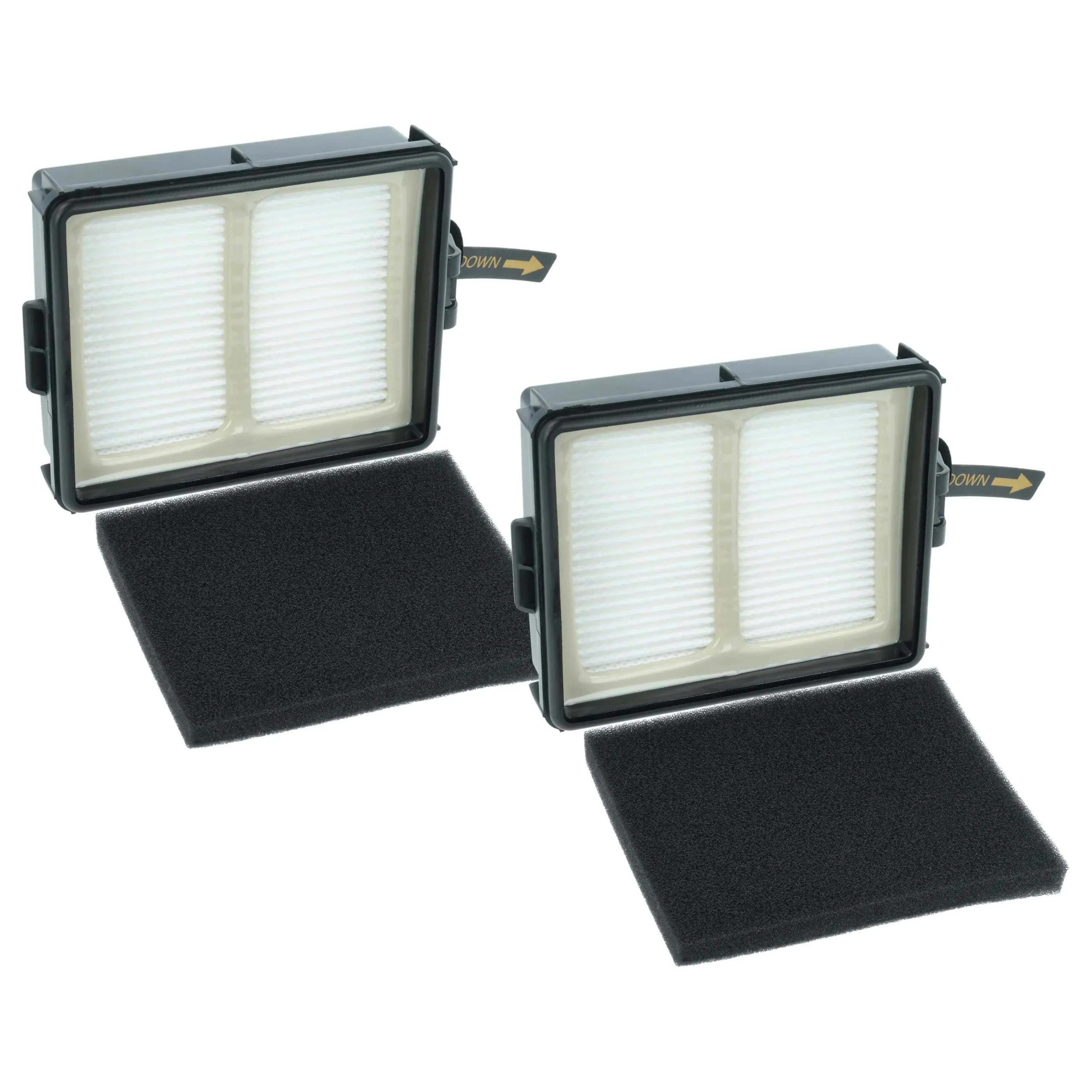 2x Filtres remplace Shark XHFIW1000, XPRFIW1000 pour aspirateur - filtre combiné (préfiltre + HEPA)
