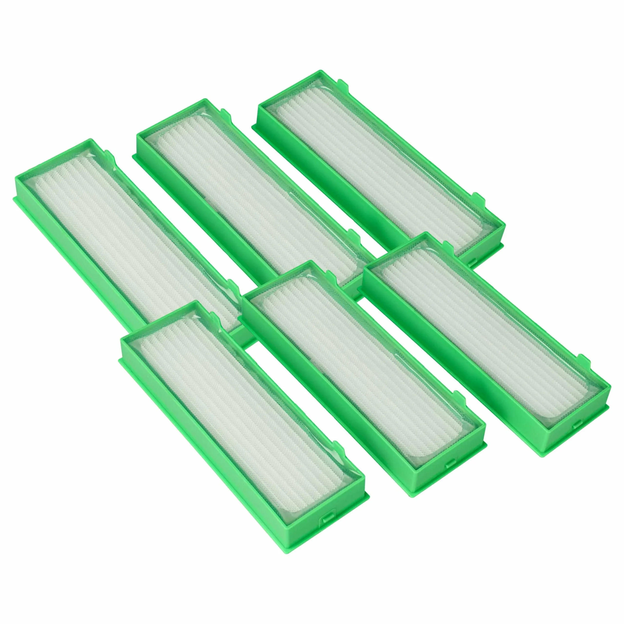 6x Filtres pour aspirateur Vorwerk Kobold VR-300, VR300, VR-200, VR200 - filtre HEPA