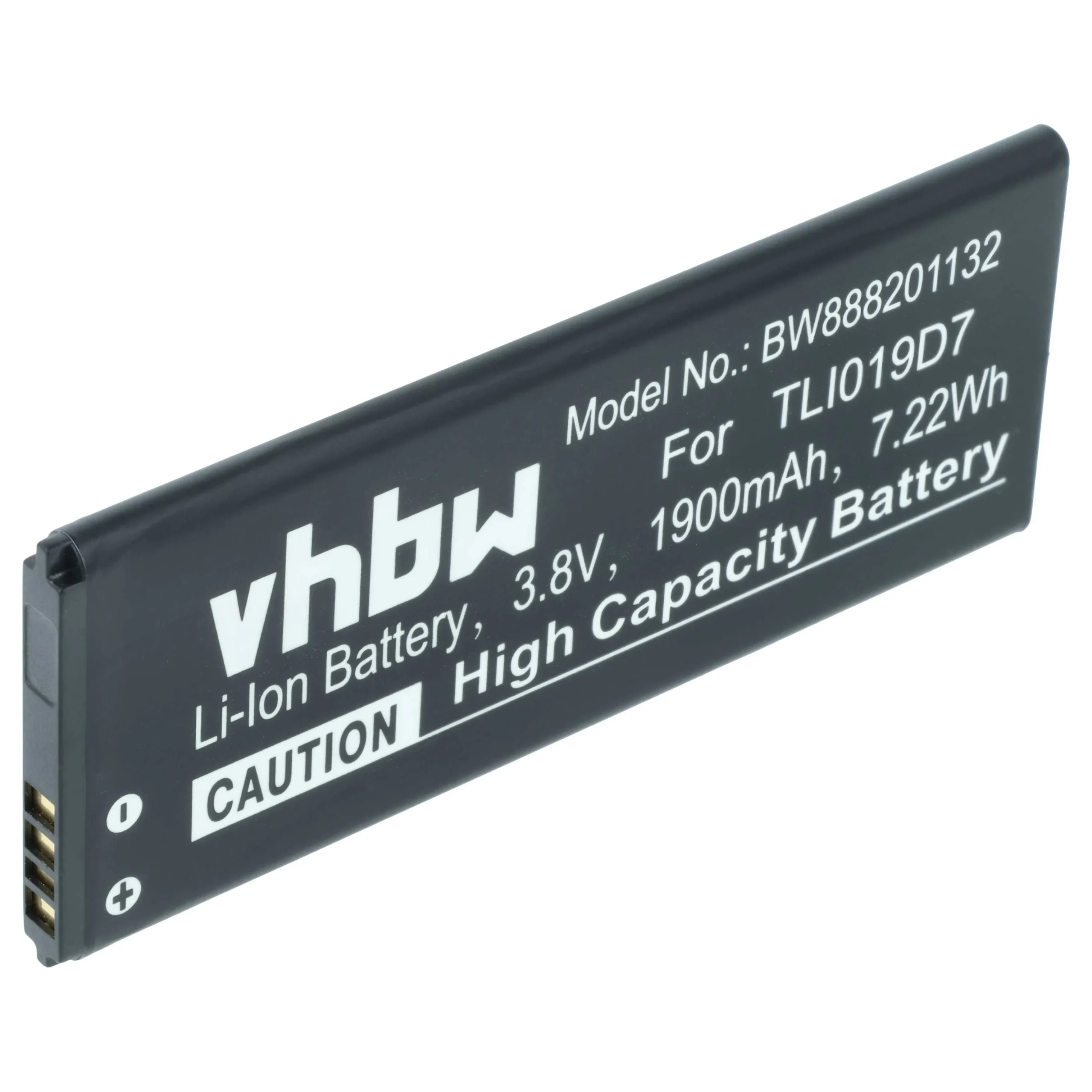 Batterie téléphone portable Vodafone,, Telstra, TCL - 1900mAh 3,8V Li-ion