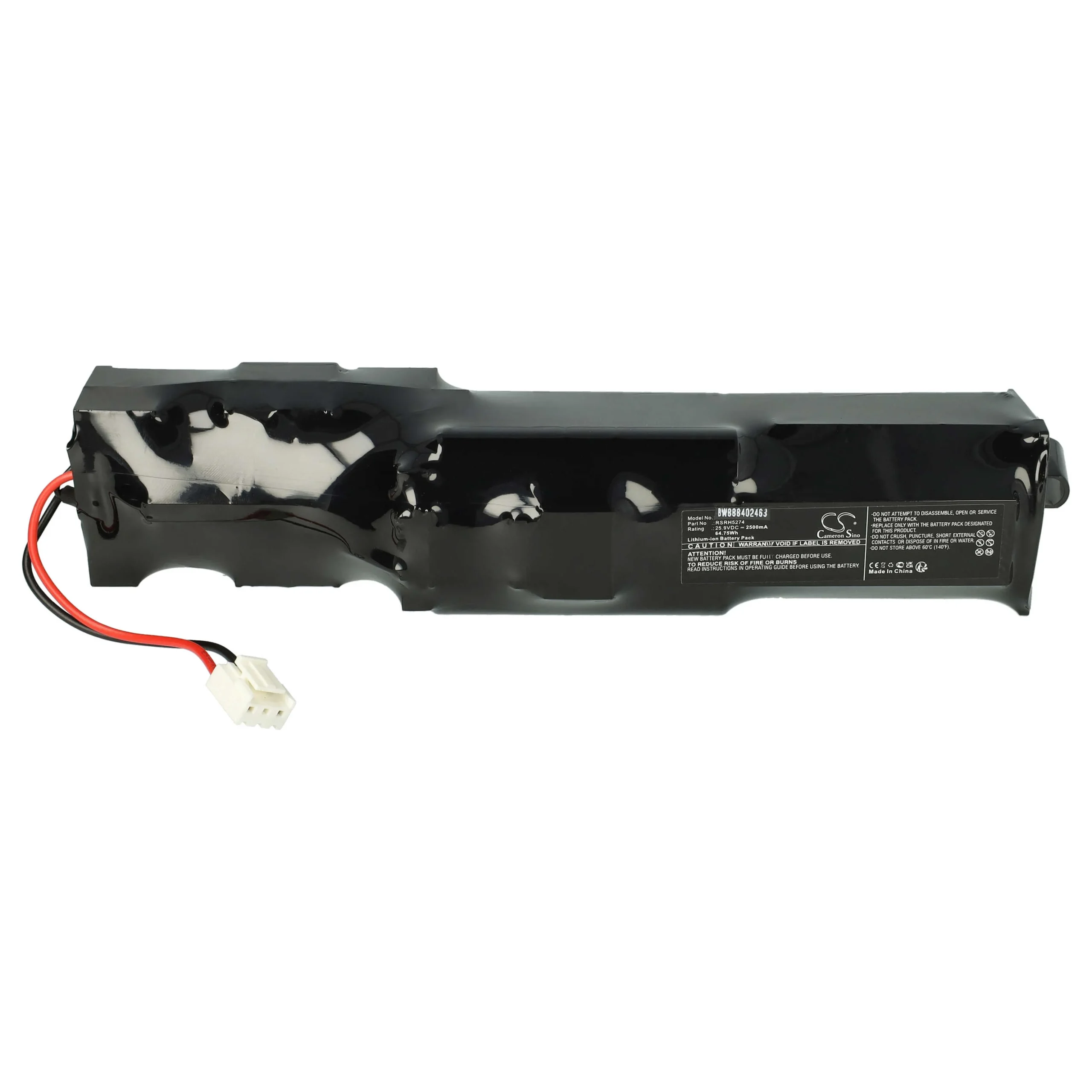 Batterie remplace Rowenta RSRH5274 pour aspirateur Tefal - 2500mAh 25,9V Li-ion