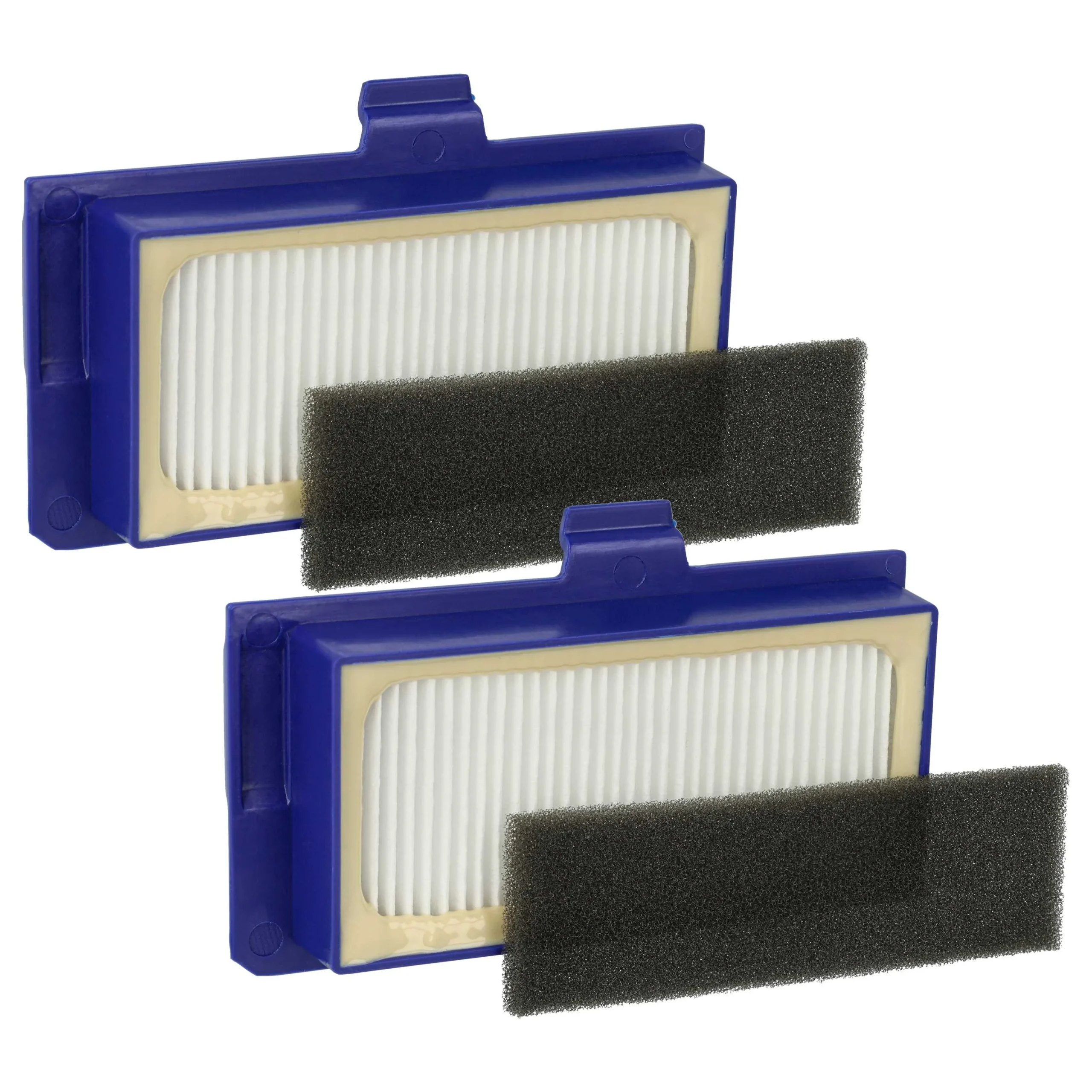 Lot de 4x filtres filtre HEPA, filtre en mousse remplace Rowenta ZR710101 pour aspirateur robot Rowenta - Accessoires pour aspirateur