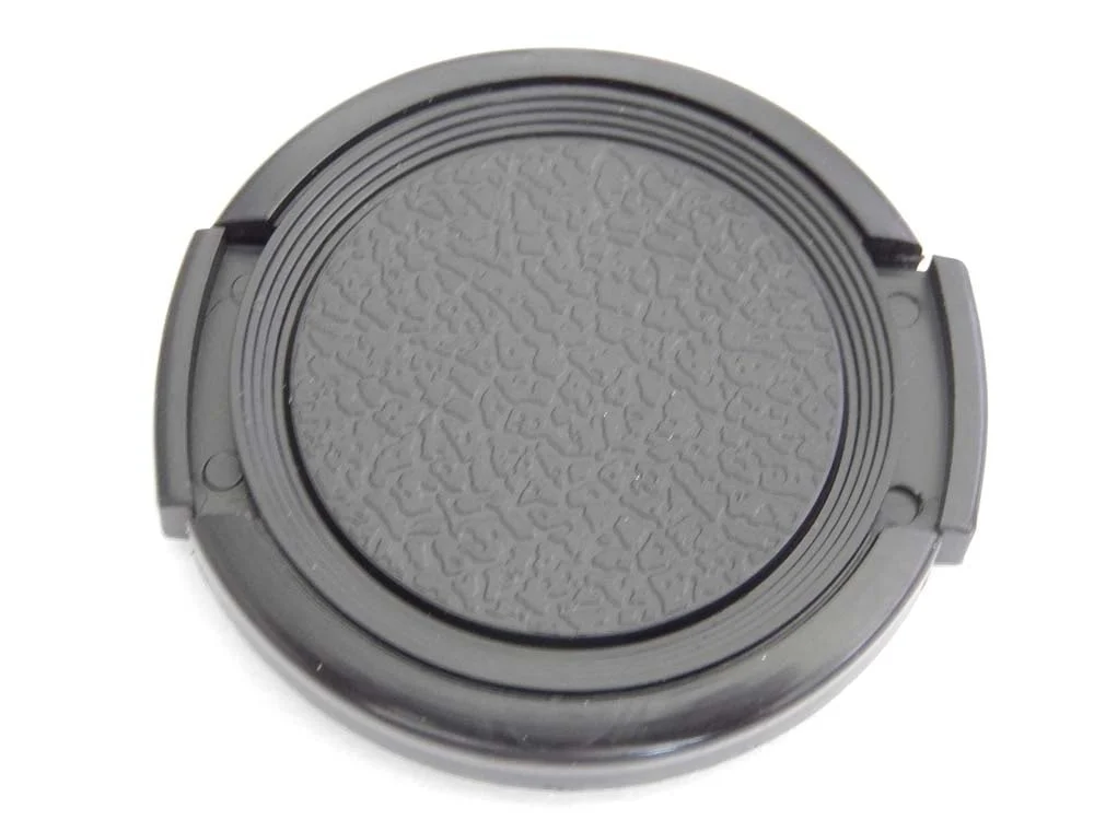 Bouchon d'objectif 39 mm - Prise latérale, plastique, noir