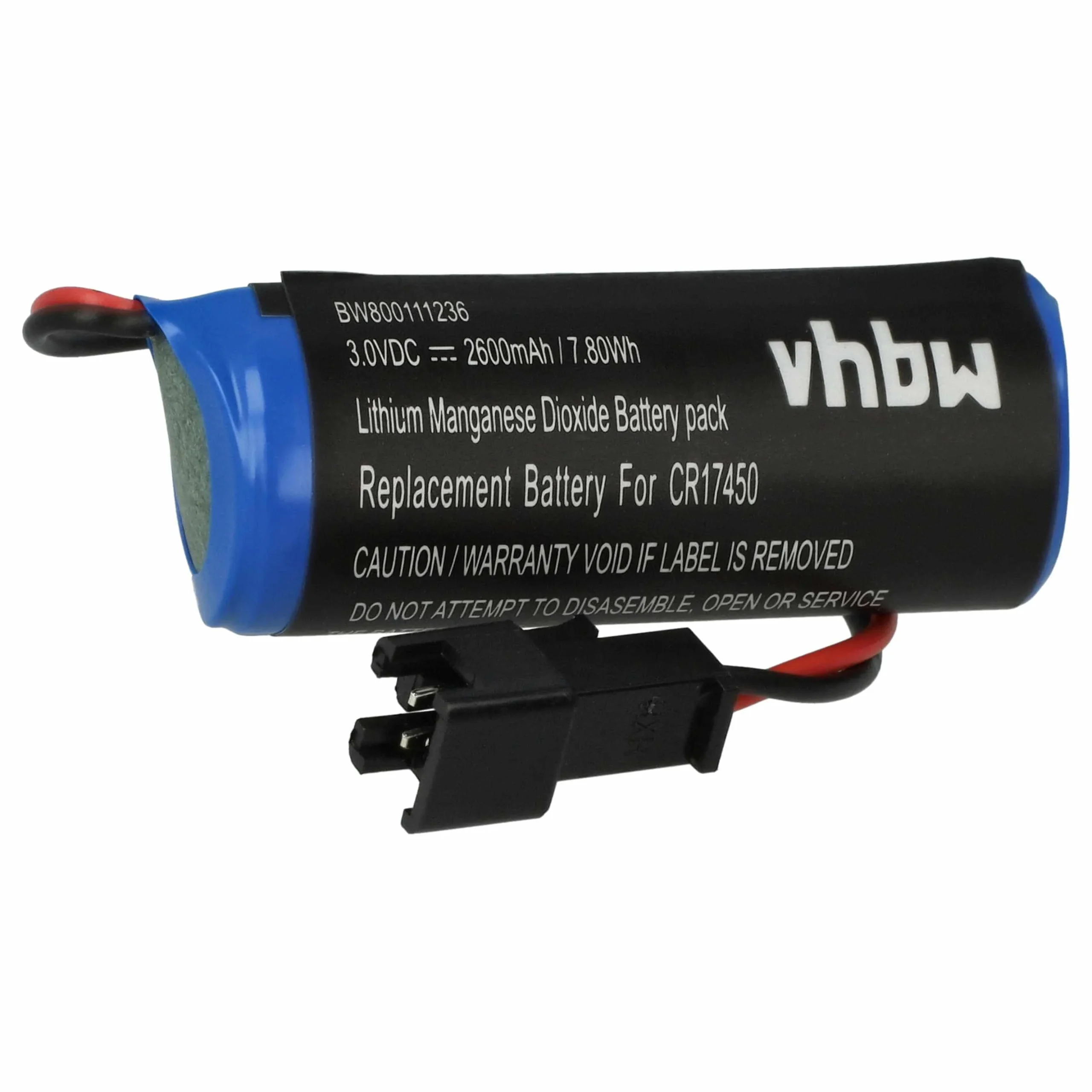 Batterie remplace CR17450E-R, CR17450ER, CR17450 pour PLC Programmable Logic Controller - 2600mAh 3V Li-ion