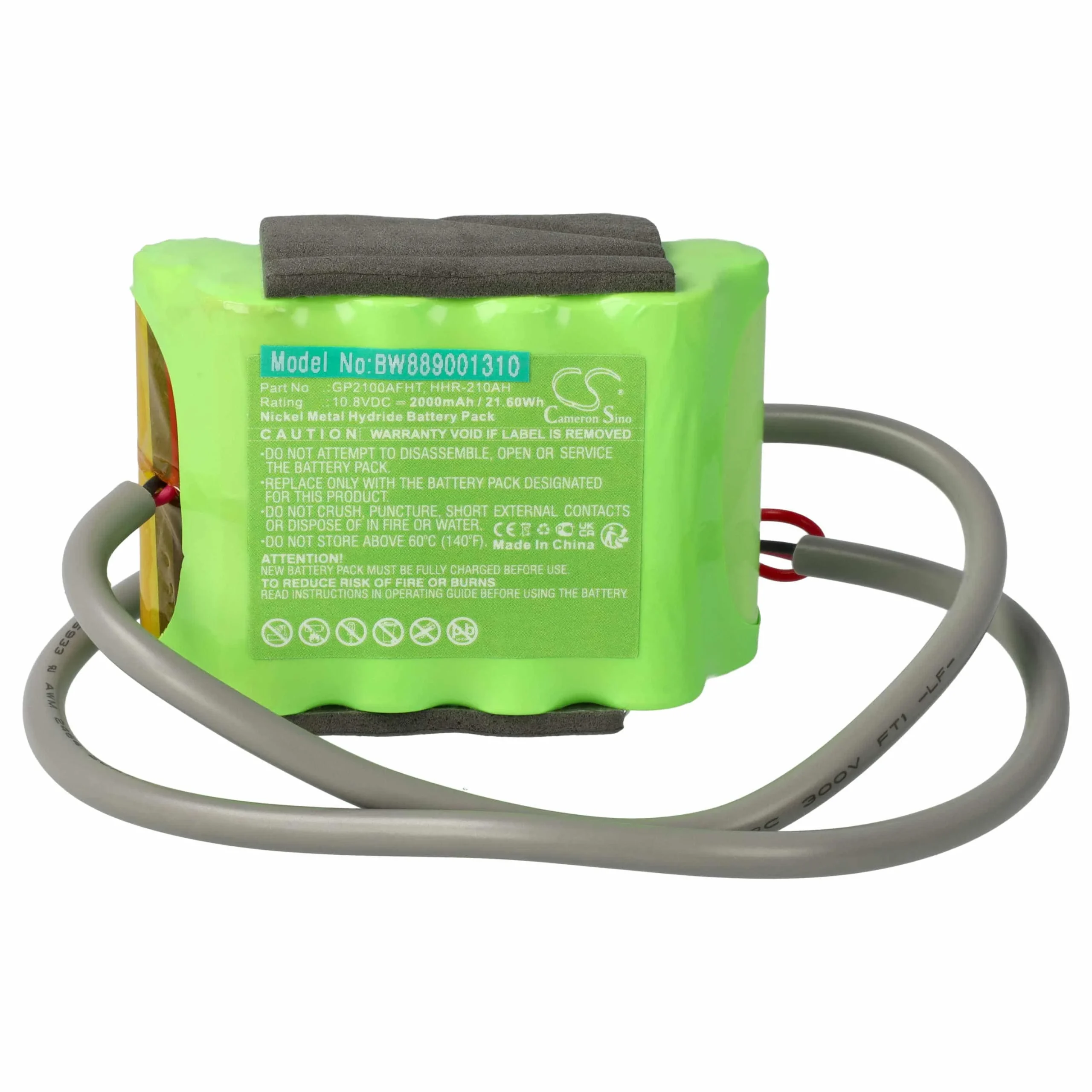 Batterie remplace Velux 865103, GP2100AFHT, 832817 store volet de fenêtre Velux - 2000mAh 10,8V NiMH