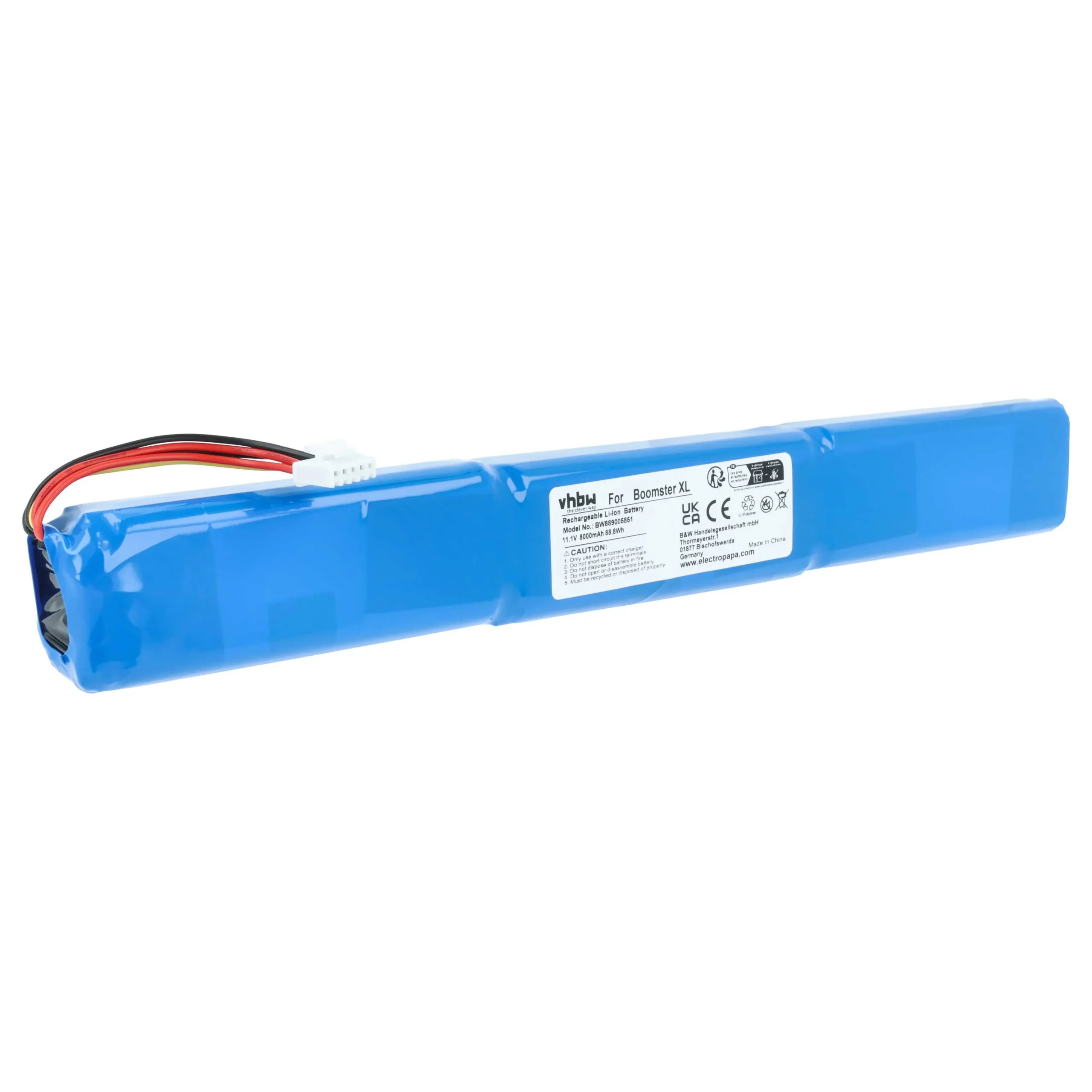 Batterie remplace Teufel AEC103694-3S2P radio - 8000mAh 11,1V Li-ion