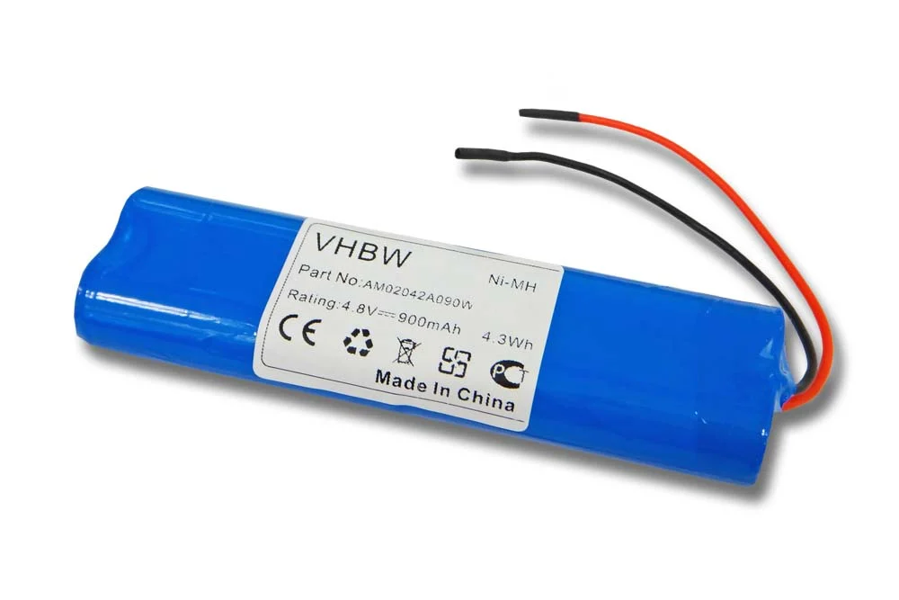 Batterie pour éclairage de secours Beltrona, Elro ELRD4AA900 - 900mAh 4,8V NiMH + câble