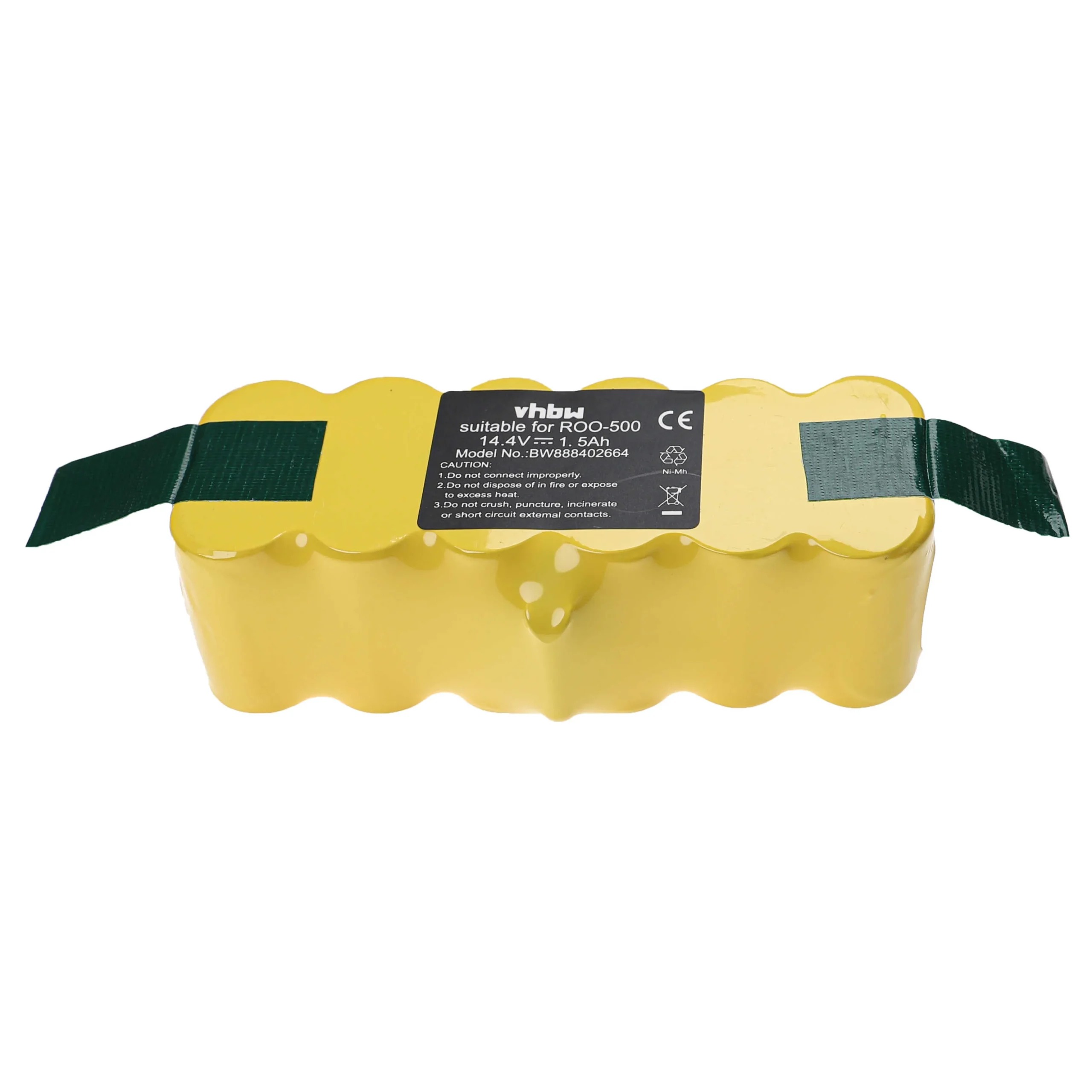 Batterie remplace 80501e, 11702, 68939, 80501, 4419696 pour robot aspirateur iRobot - 1500mAh 14,4V NiMH