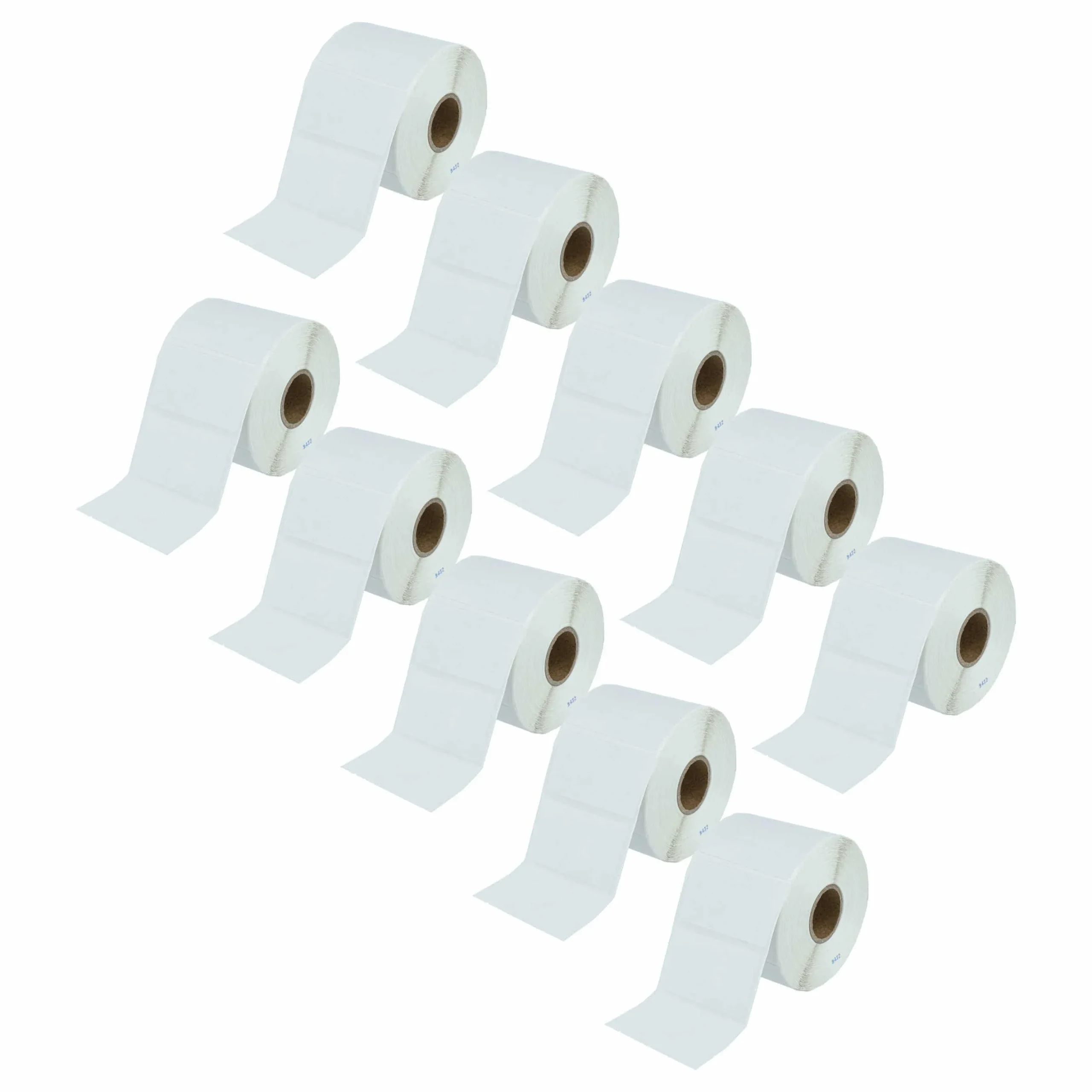 10x Étiquette pour imprimante étiqueteuse Zebra GK420d, GK420t, GK430t - 31,7mm x 57,15mm