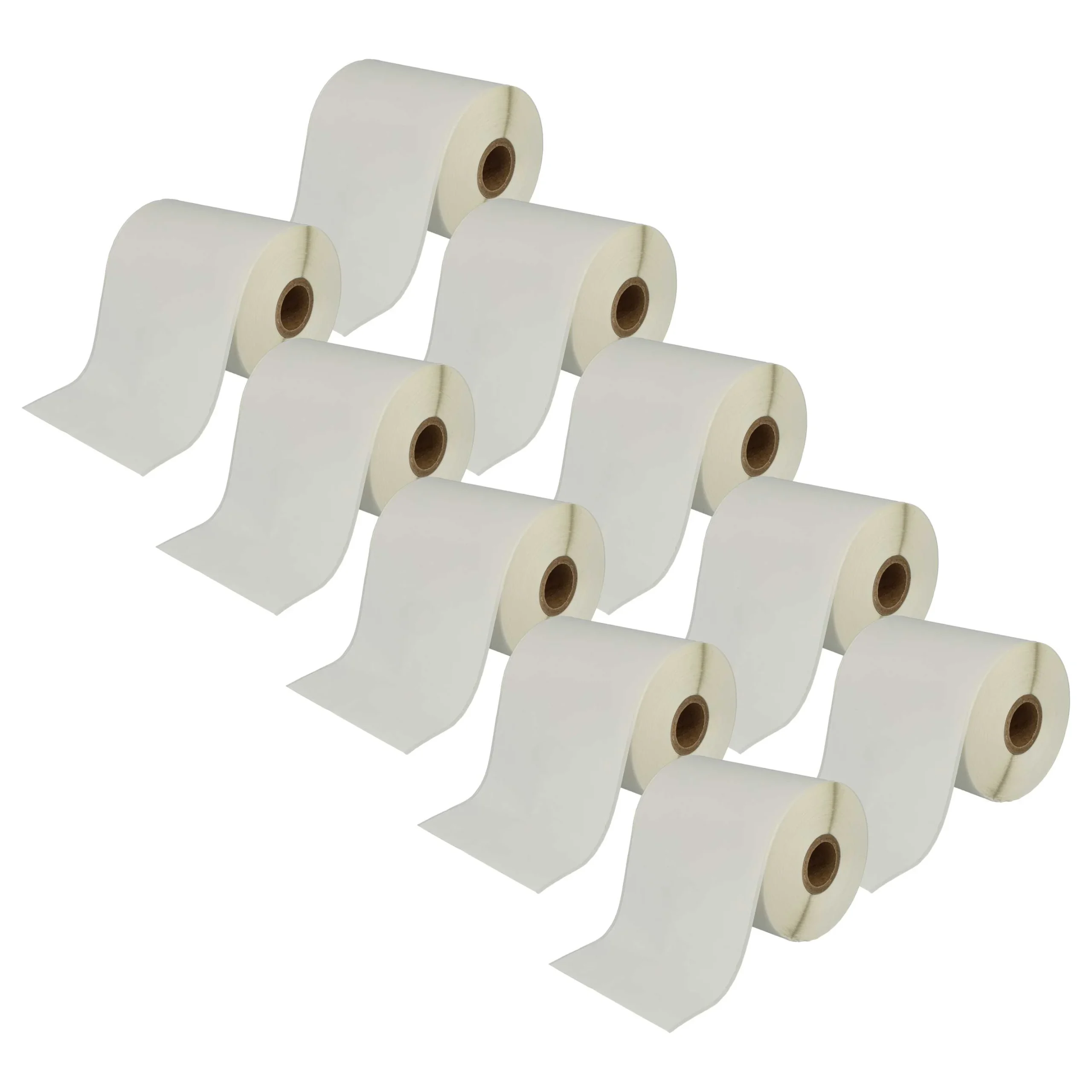10x Étiquette remplacent Brother RD-S01E2 pour imprimante étiqueteuse - 102mm x 44,3m