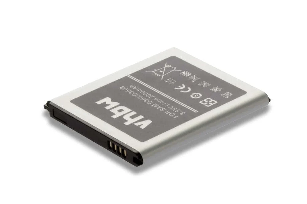Batterie remplace Samsung EB-BG360CBC, EB-BG360BBE téléphone portable Samsung - 2000mAh 3,85V Li-ion