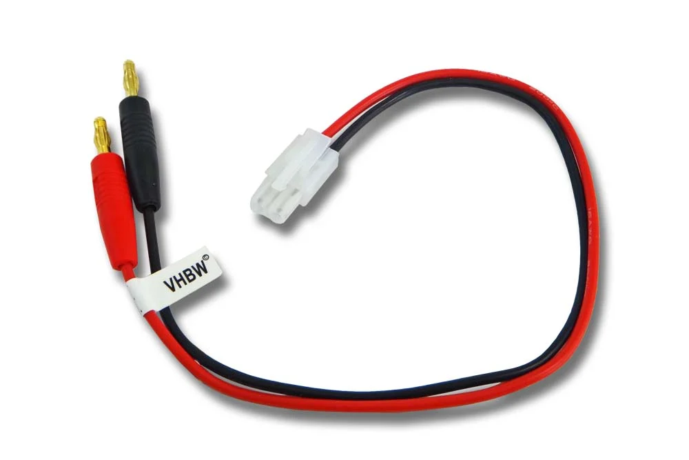 Câble adaptateur prise Tamiya (f) vers fiche banane 4 mm (m) pour Carson modélisme - accus LiPo modélisme etc.