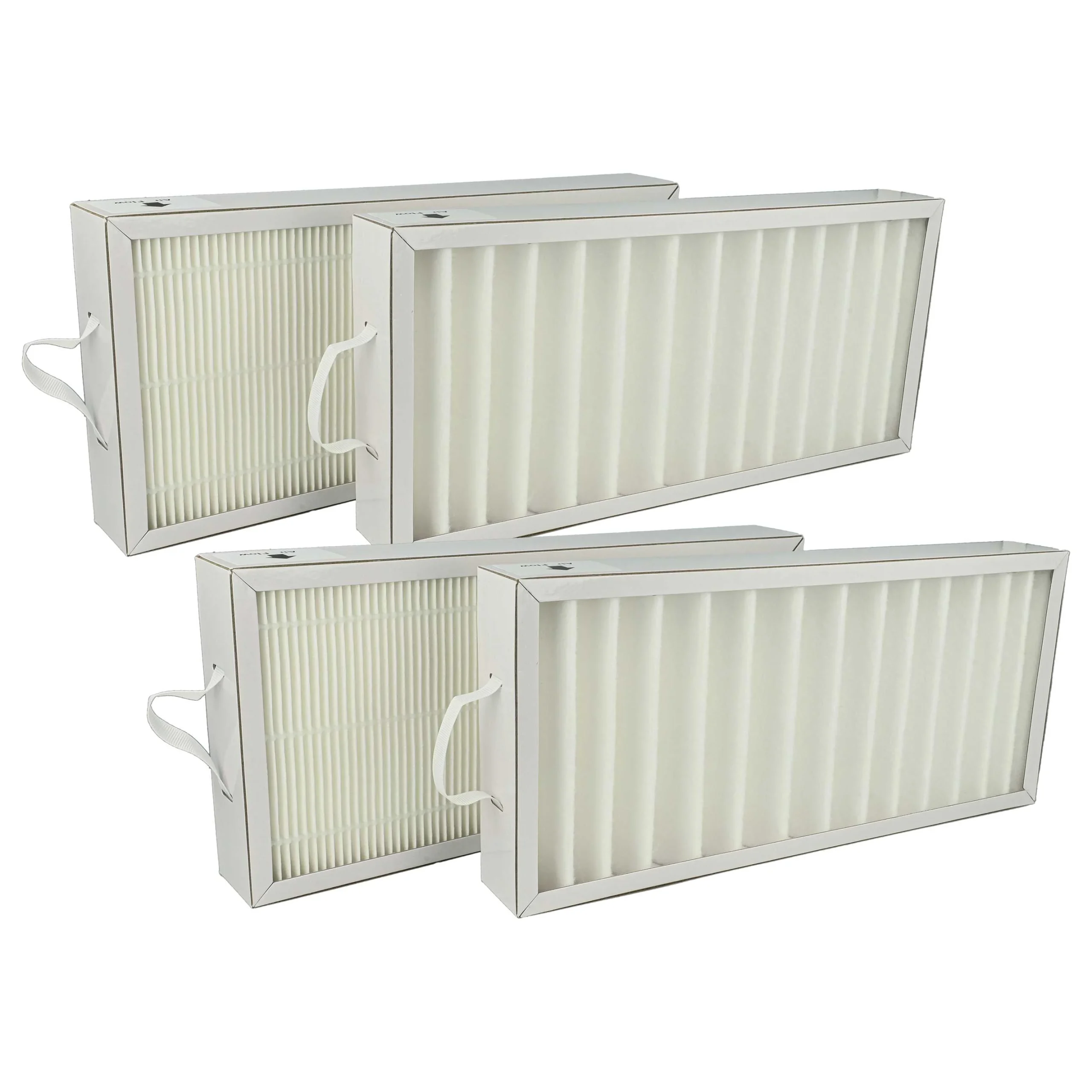 4x Filtres remplace Pluggit APFG4F7-300 pour aération Pluggit - 35 x 16 x 4,5 cm
