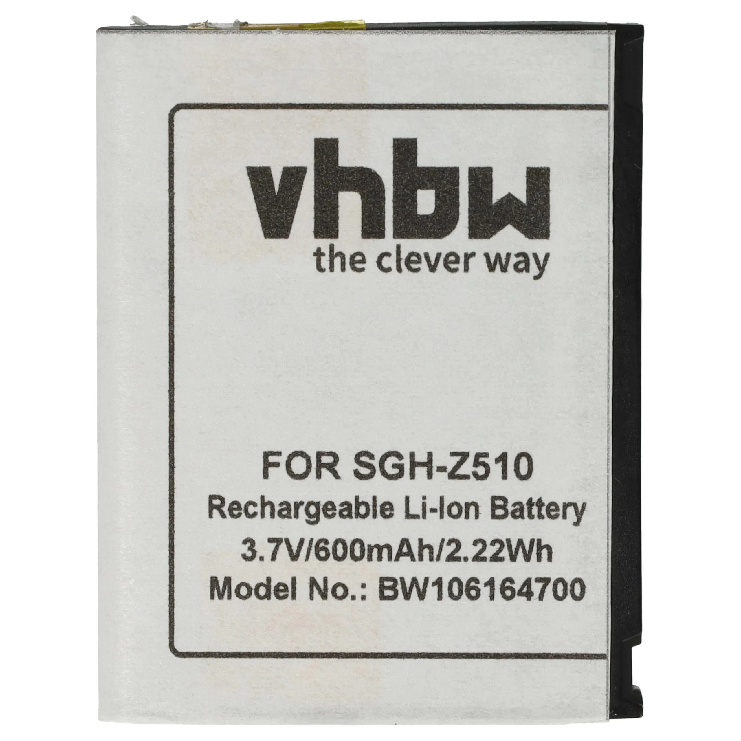 Batterie remplace Samsung BST4048BES/STD téléphone portable Samsung - 600mAh 3,7V Li-ion