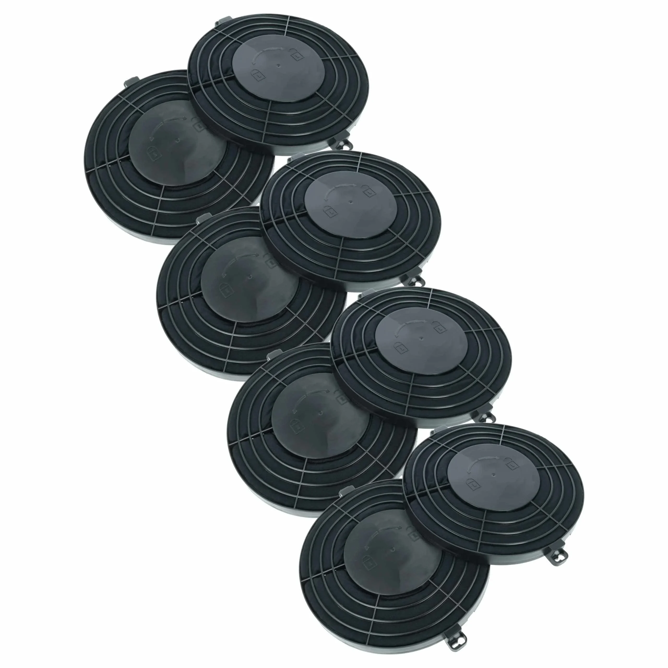 8x Filtres à charbon actif remplace IKEA 604.019.57, Nyttig FIL 900 pour hotte Ikea - Accessoires appareils ménagers