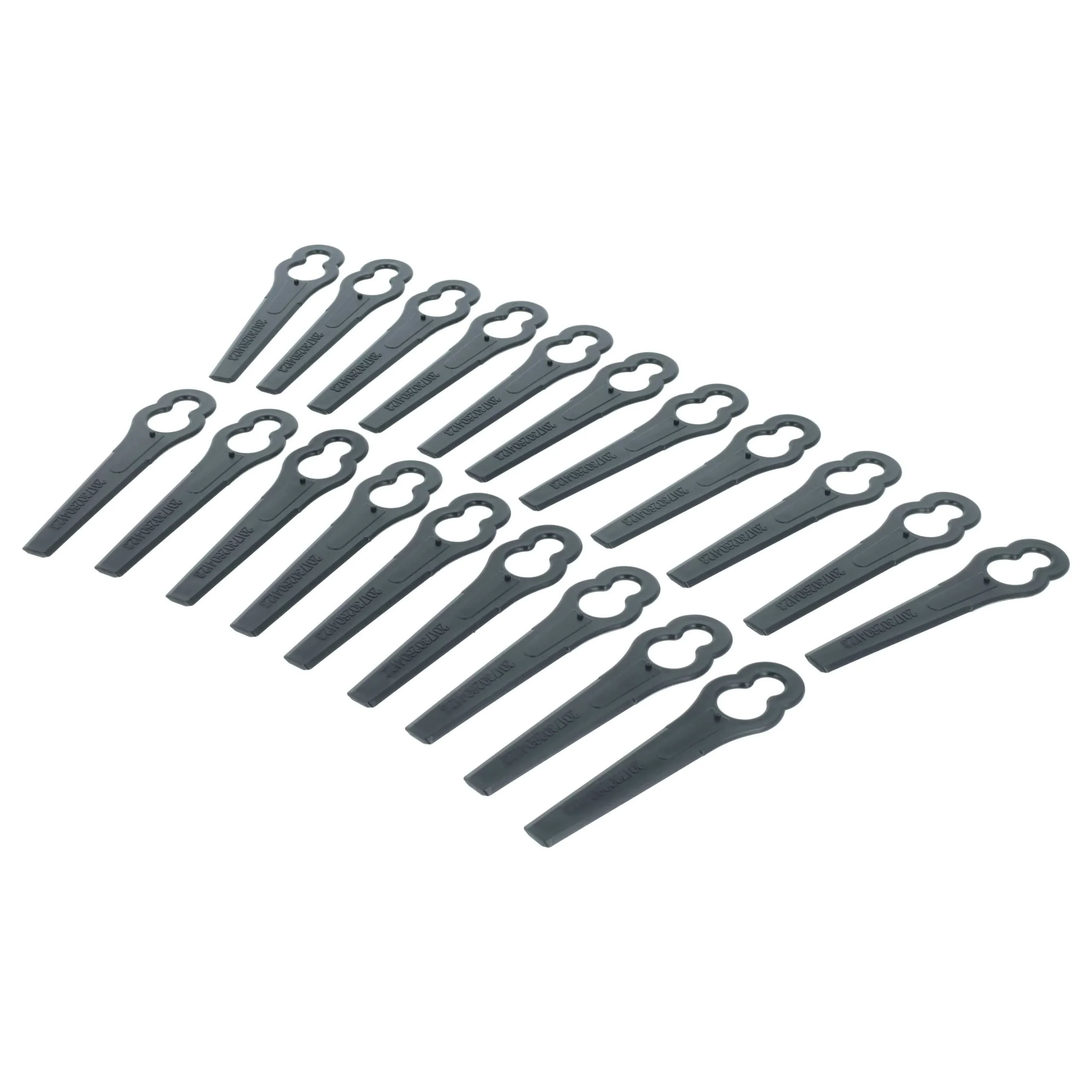 20x Lames remplace ALM BQ026 pour débroussailleuse – Couteaux plastique, Schwarz - Accessoires pour outils