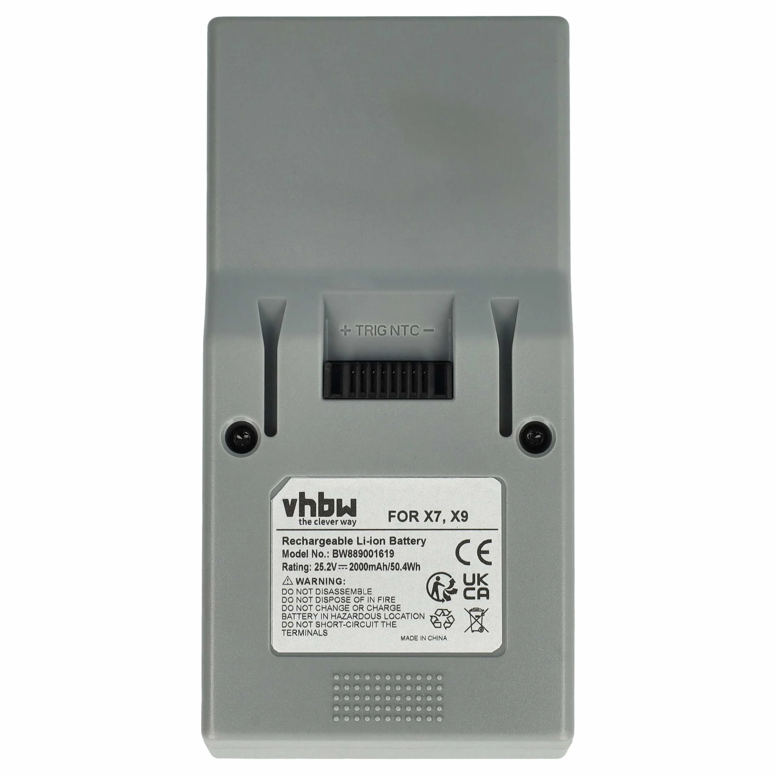 Batterie remplace Genius 28028, A28030 pour aspirateur Genius - 2000mAh 25,2V Li-ion