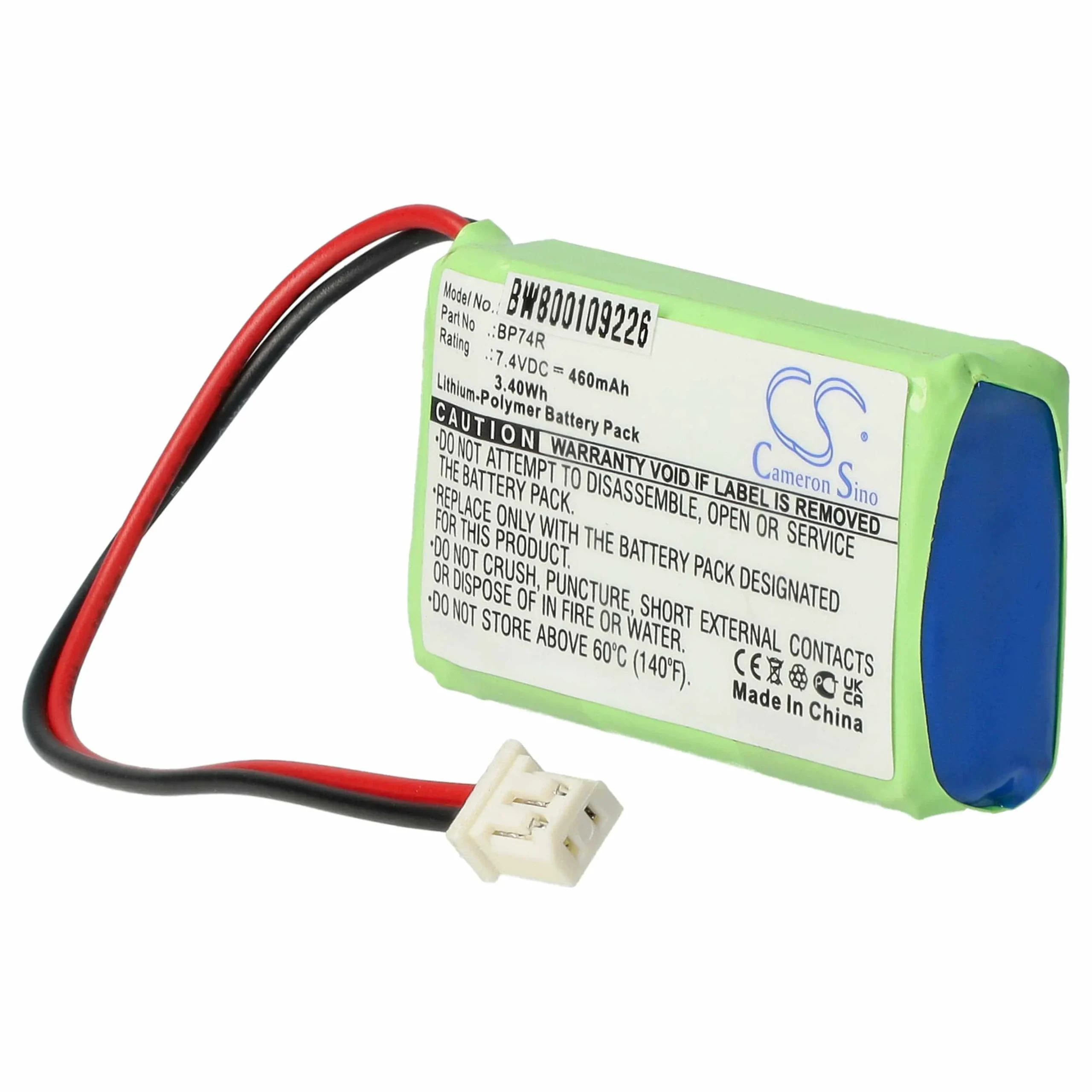 Batterie remplace Dogtra BP74R collier de dressage de chien Dogtra - 460mAh 7,4V Li-polymère