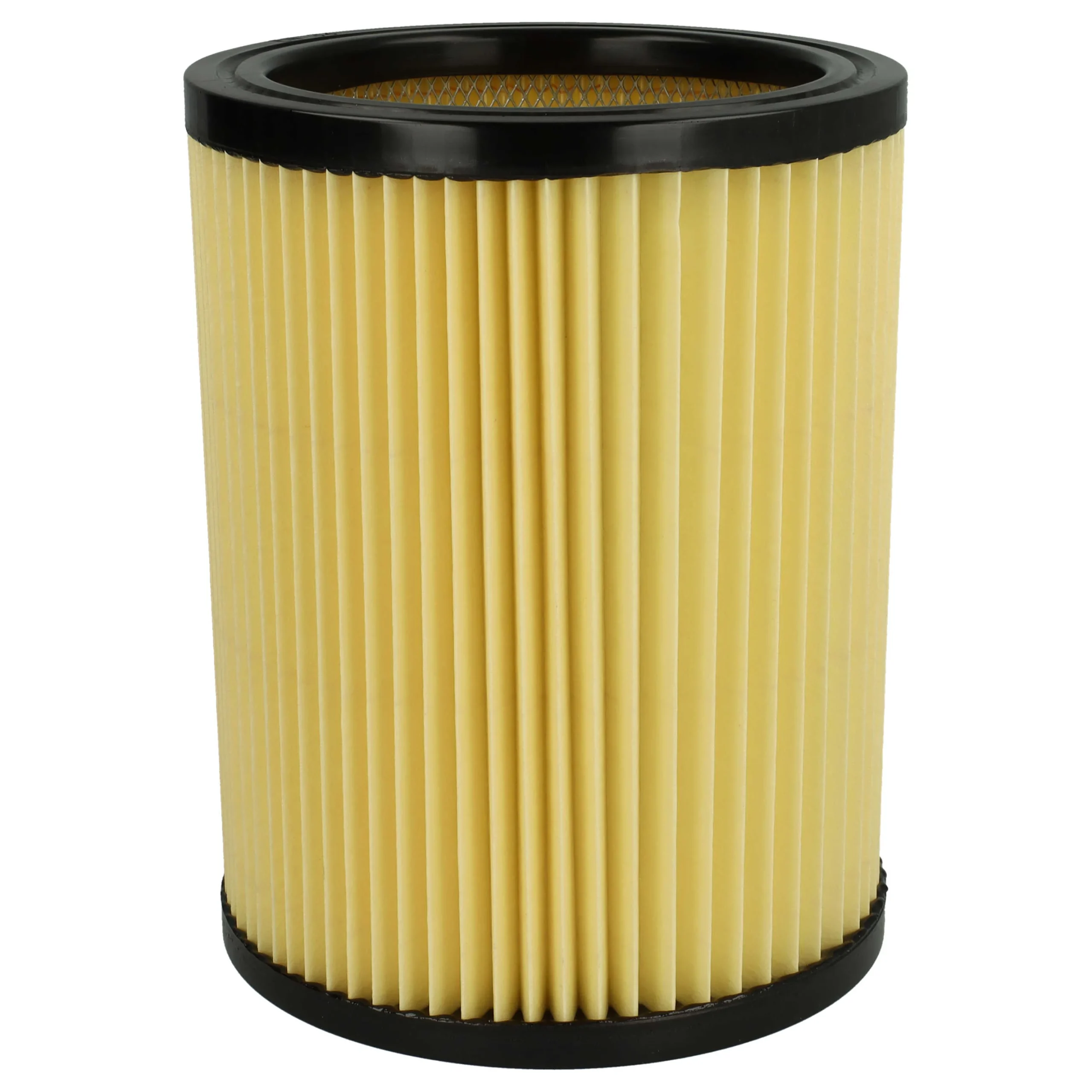 Filtre remplace Hikoki Hitachi 750435, 710060 pour aspirateur Hikoki Hitachi - filtre plissé, noir / jaune