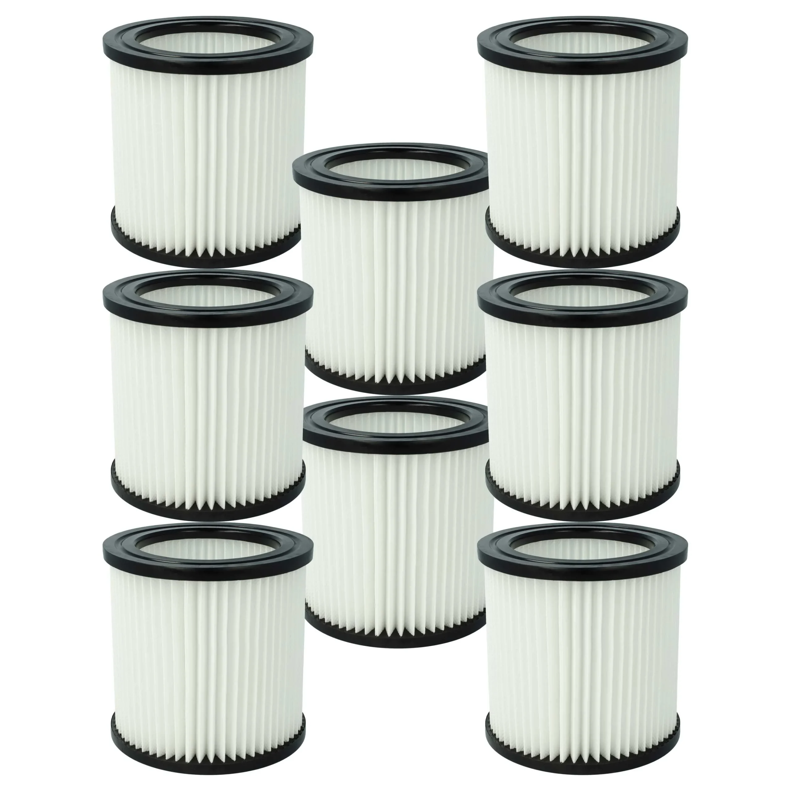 8x Filtre remplace Nilfisk 81943047 pour aspirateur - élément de filtrage