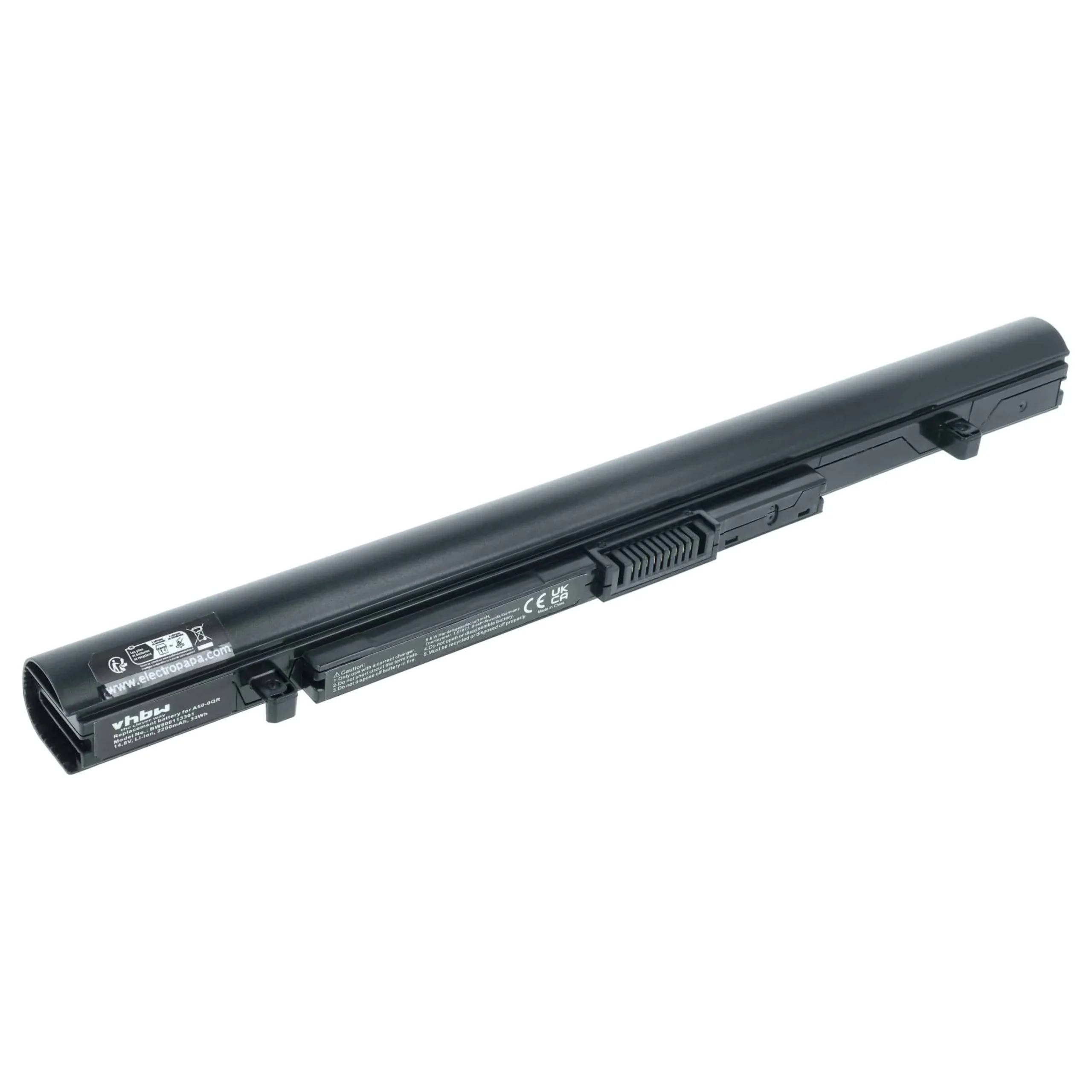 Batterie remplace Toshiba PA5212U-1BRS pour ordinateur portable Toshiba- 2200mAh 14,8V Li-ion, noir