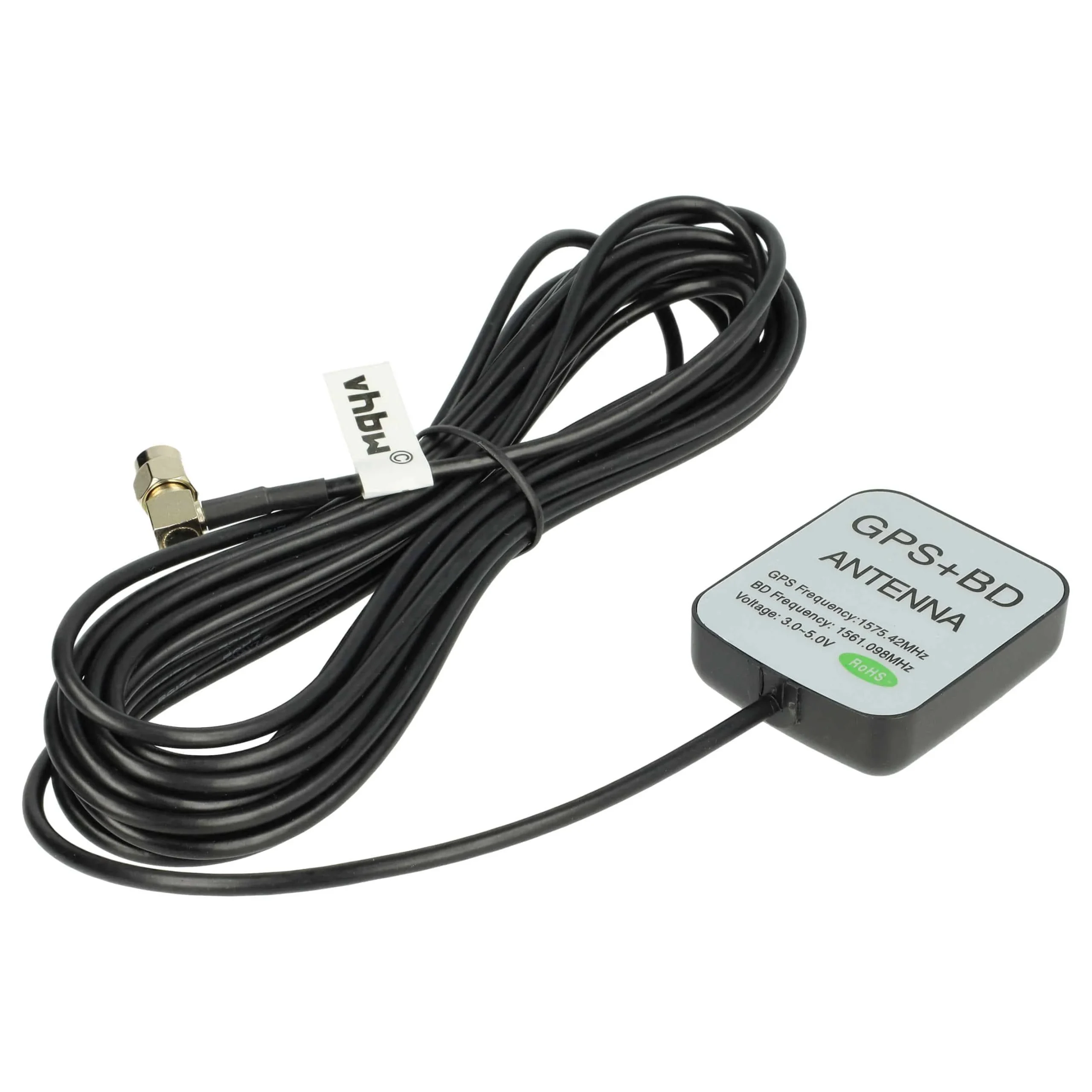 Antenne GPS pour navigation Falcom, Trimble, GlobalSat, CUBE - Pied magnétique, 5 m, entrée SMA, noir