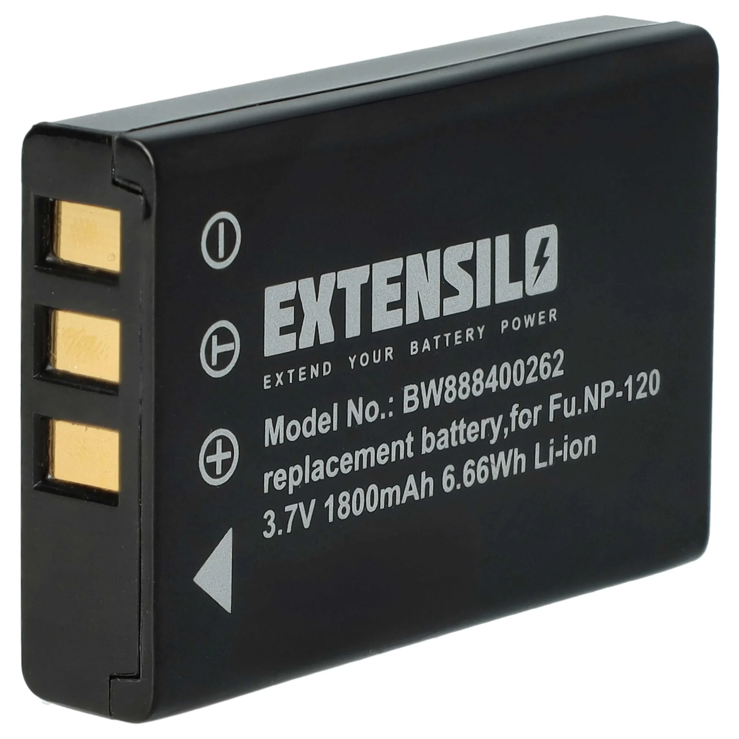 Batterie remplace Aiptek ZPT-PM18 pour appareil photo Toshiba- 1800mAh 3,7V Li-ion