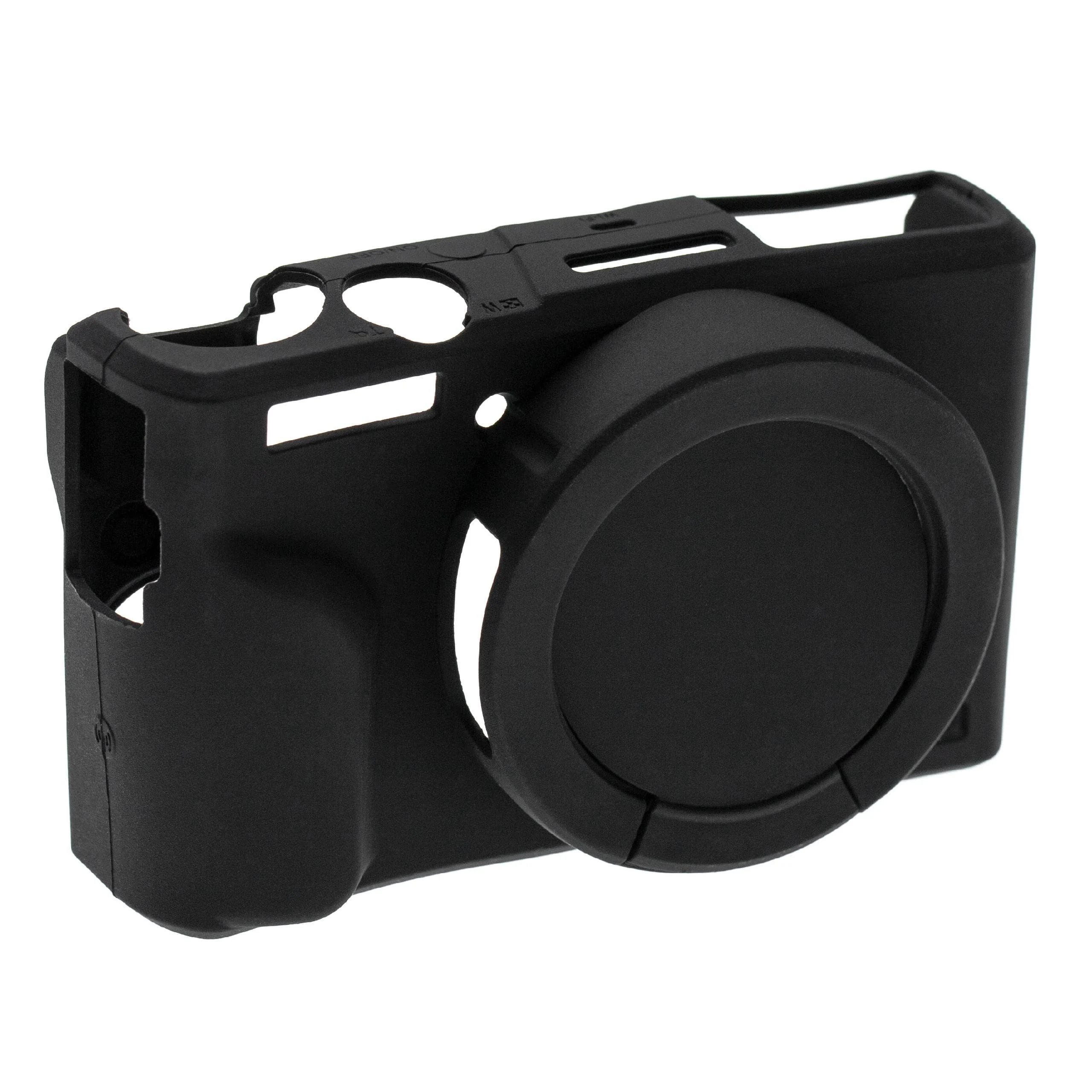 Étui de protection pour appareil photo Canon PowerShot G7X Mark III - silicone, noir