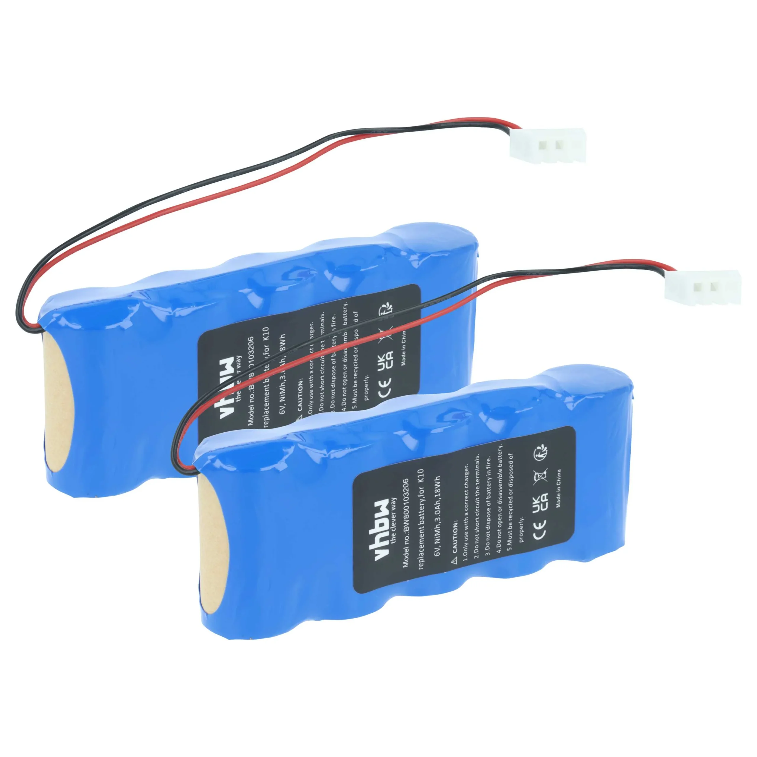 2x Batteries remplace Bosch 8781105908, 710055 pour motorisation de volet, porte, portail Bosch - 3Ah 6V NiMH