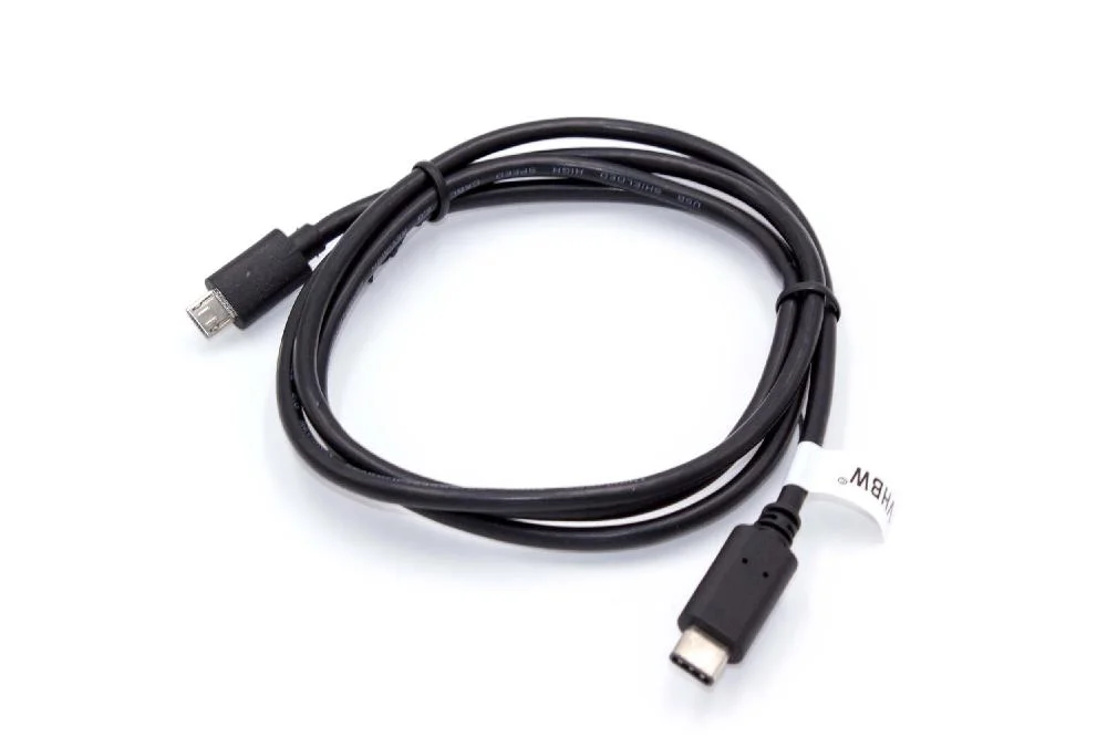 Câble micro-USB USB 3.1 Typ C sur micro-USB pour Huawei, LG, Chromebook, CoolEco, noir