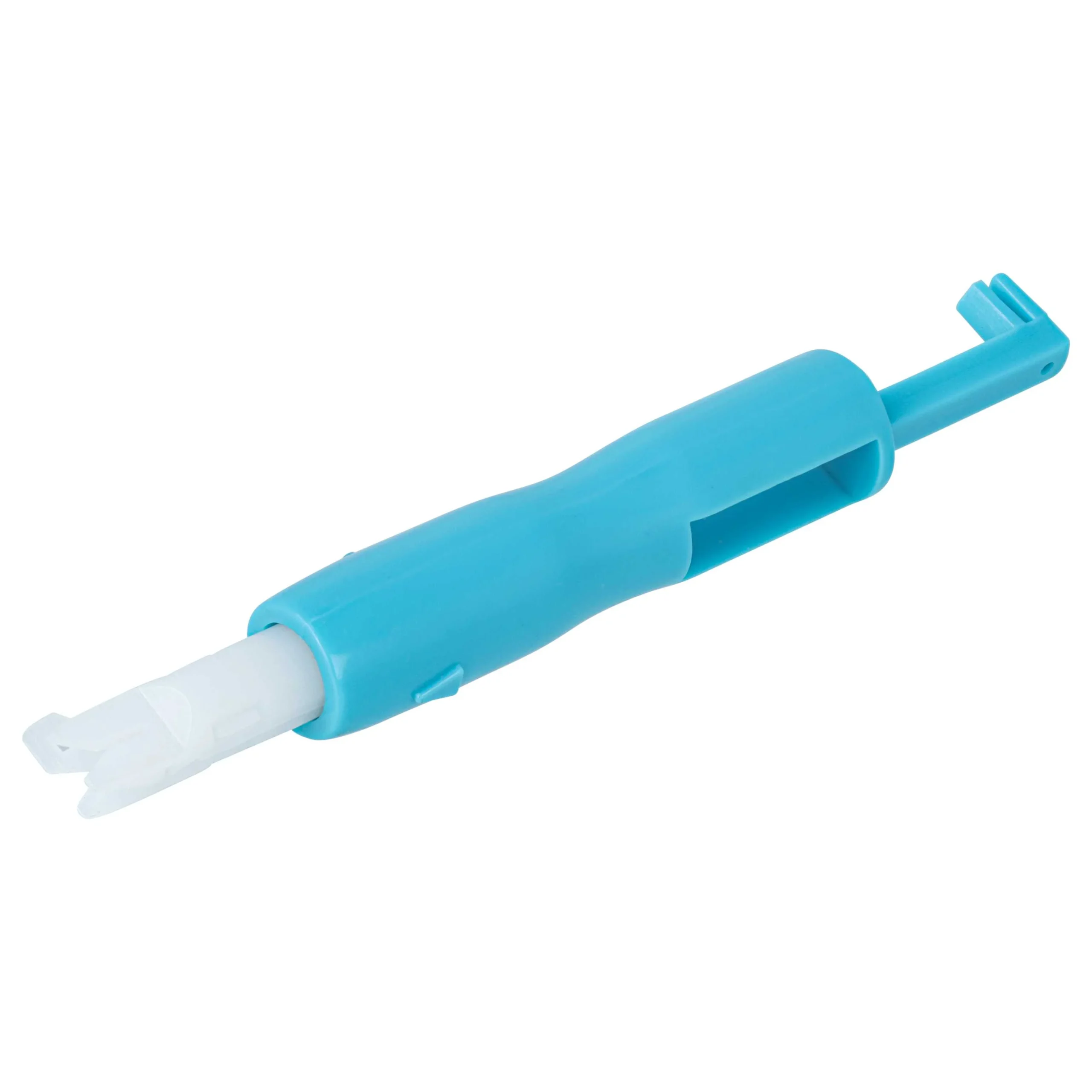 Enfile-aiguille pour machine à coudre - 7,2 cm de long, pointe aimantée, bleu
