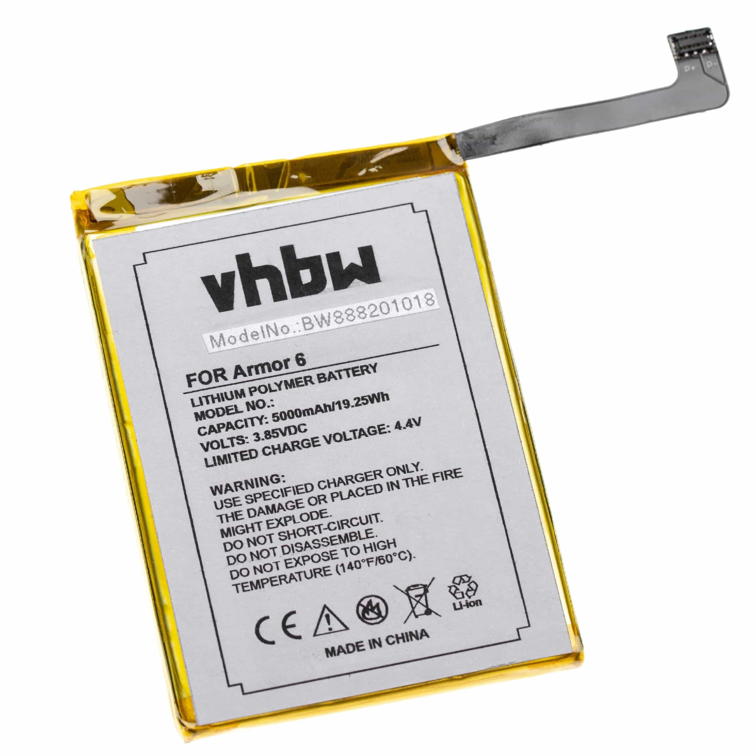 Batterie téléphone portable Ulefone Armor 6 - 5000mAh 3,85V Li-ion