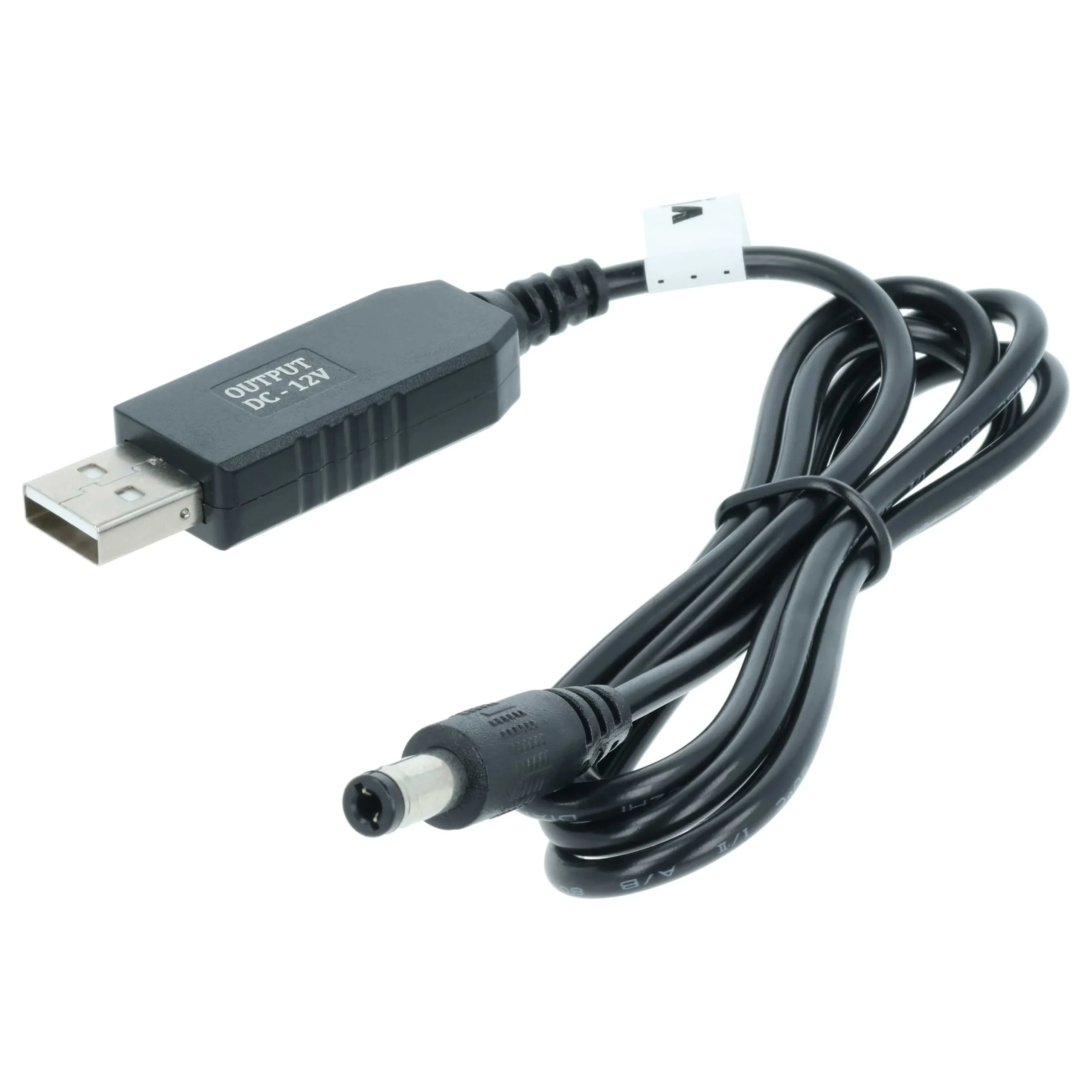 Câble de charge USB vers fiche 5,5 x 2,5 mm - 5 V / 2 A vers 12 V / 0,7 A