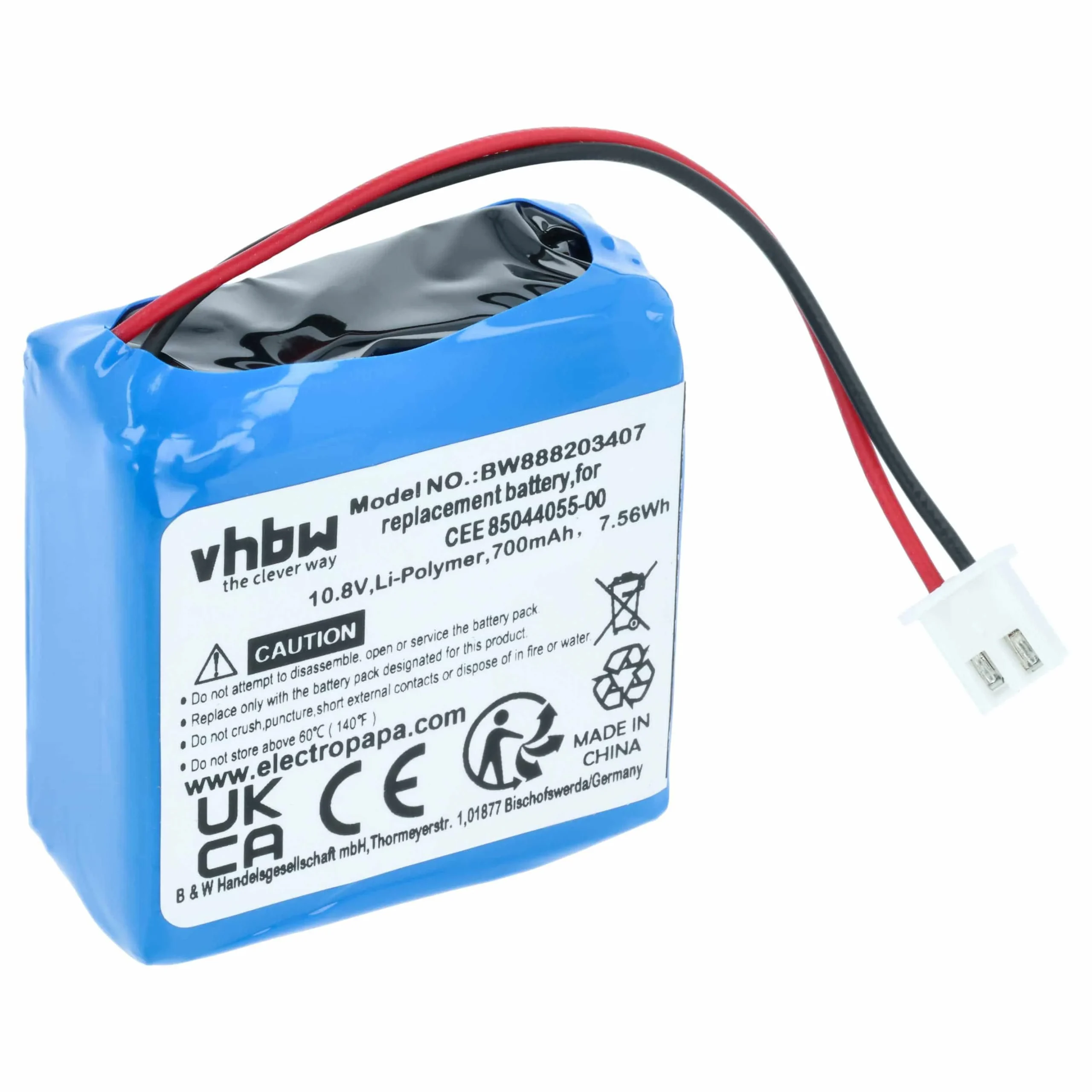 Batterie remplace CCE 9049-BAT.01, 2258 détecteur de faux billets - 700mAh 10,8V Li-ion