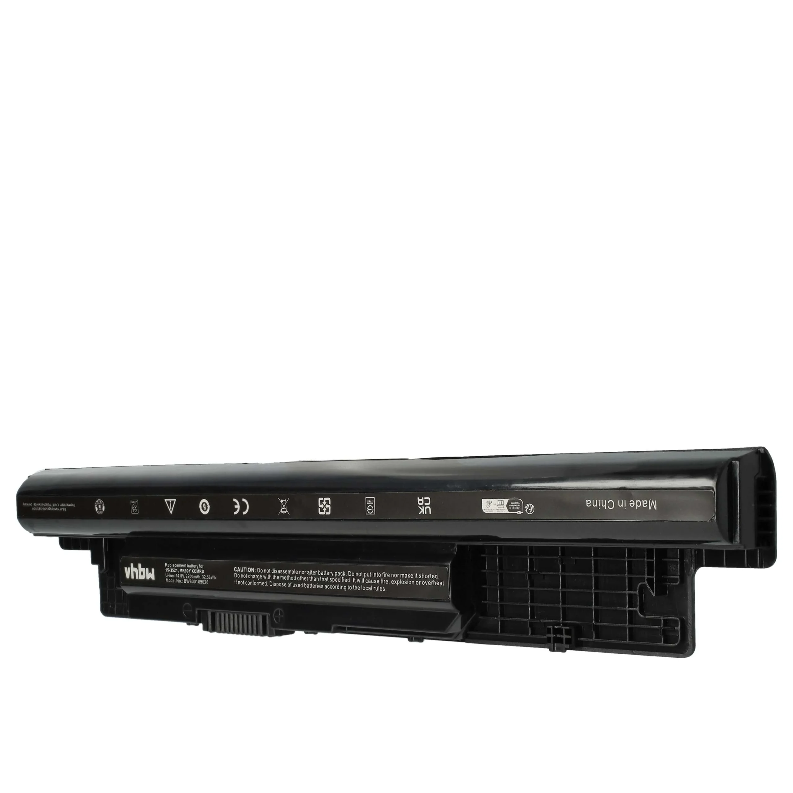 Batterie remplace Dell 0MF69, 312-1387, 24DRM pour ordinateur portable Dell- 2200mAh 14,8V Li-ion, noir