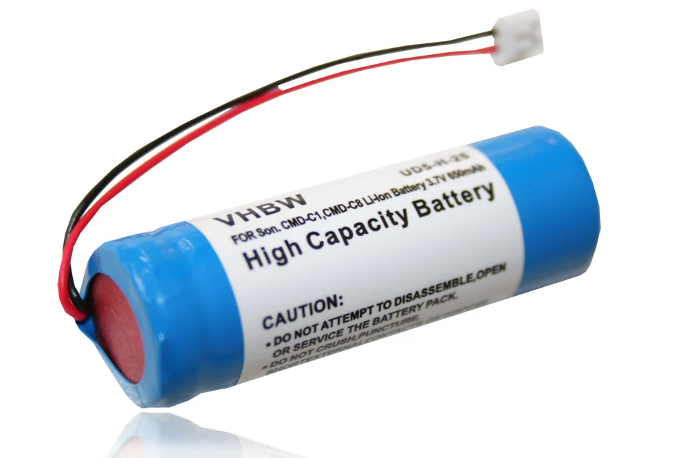 Batterie remplace Sony 1HR14430, QN-C1BP téléphone portable Sony - 650mAh 3,7V Li-ion
