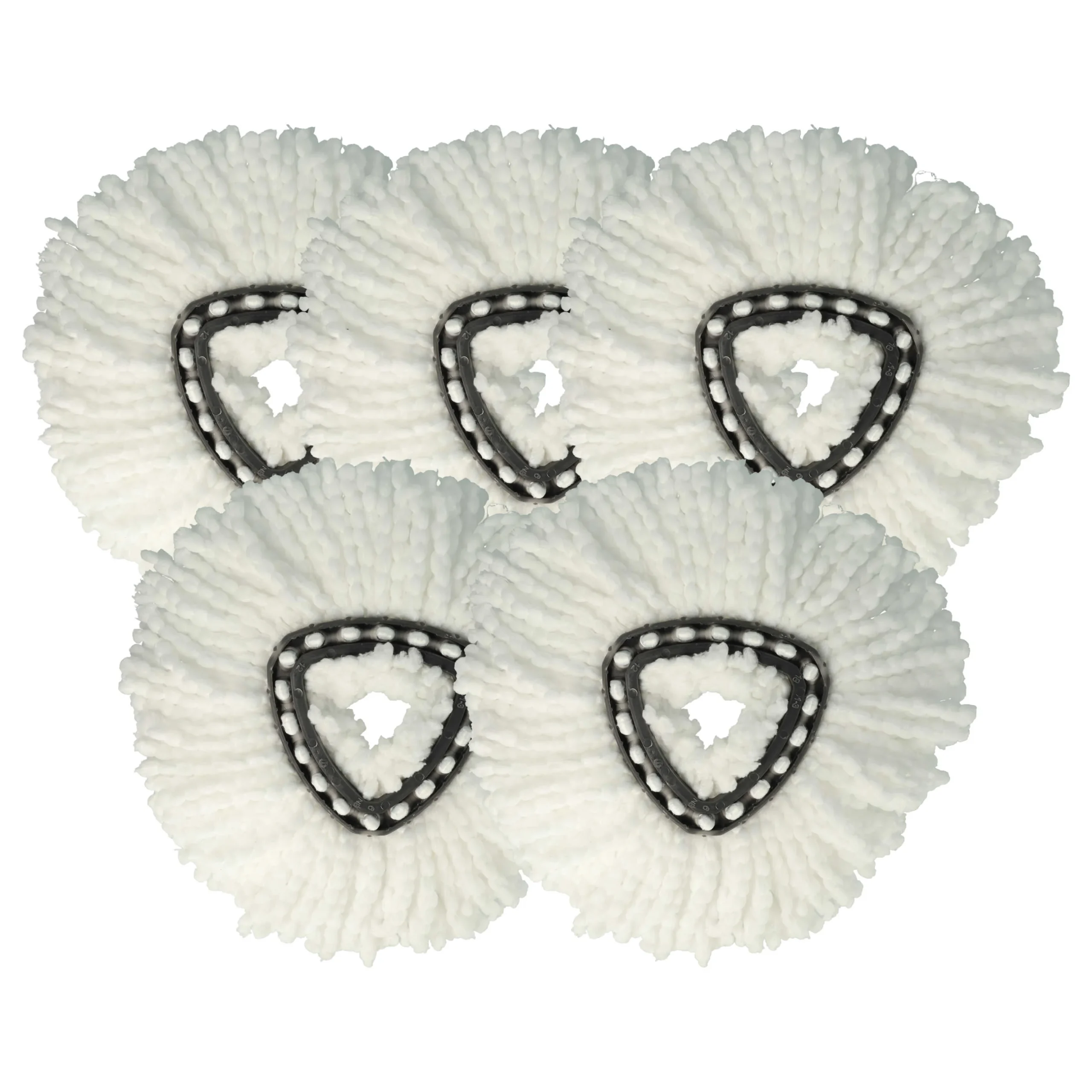 5x Lingette remplace Vileda 152623 pour balais serpillère Vileda - microfibre, blanc