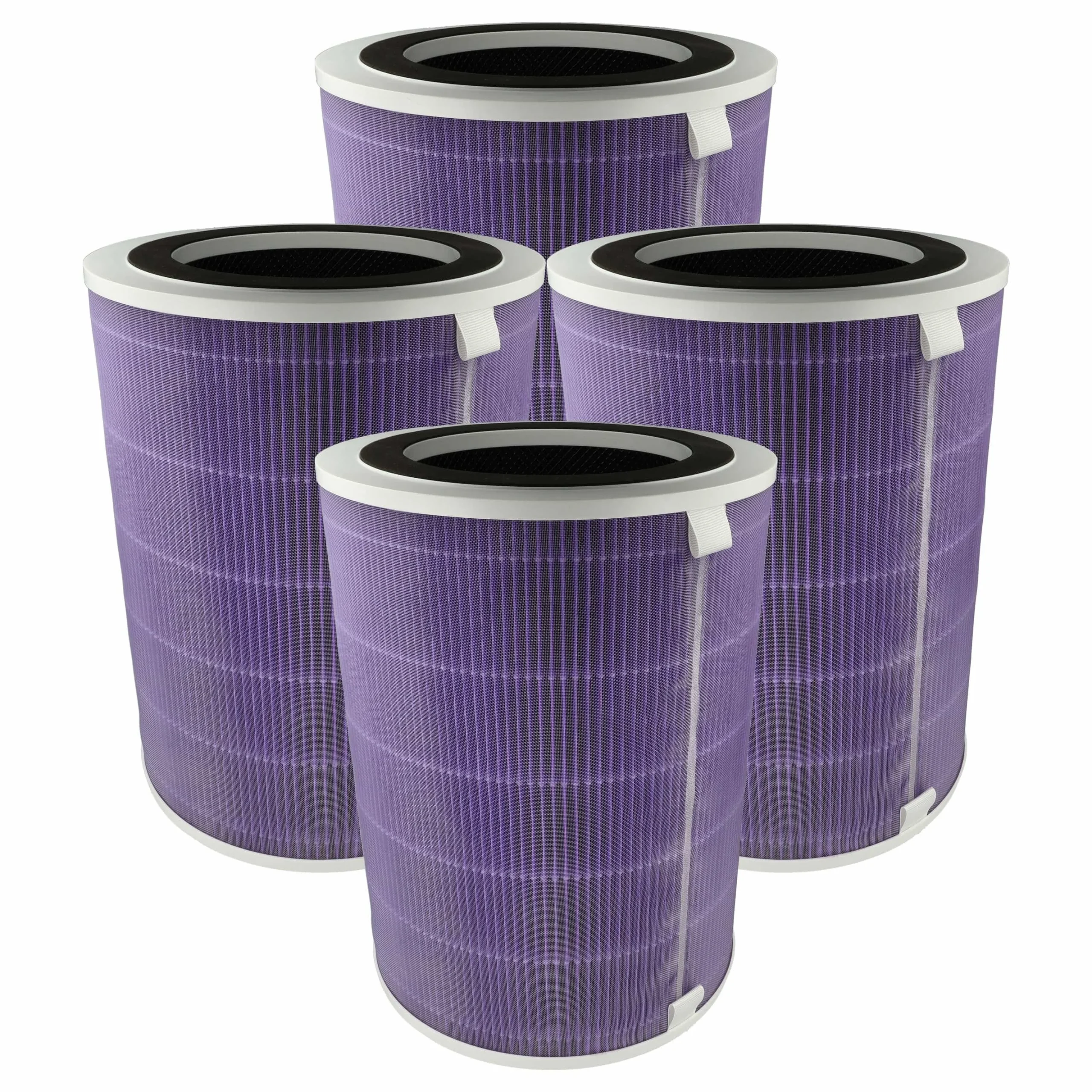 4x Filtre remplace Proscenic A9Mor pour purificateur Proscenic- Préfiltre + HEPA + charbon actif + Silver Ion