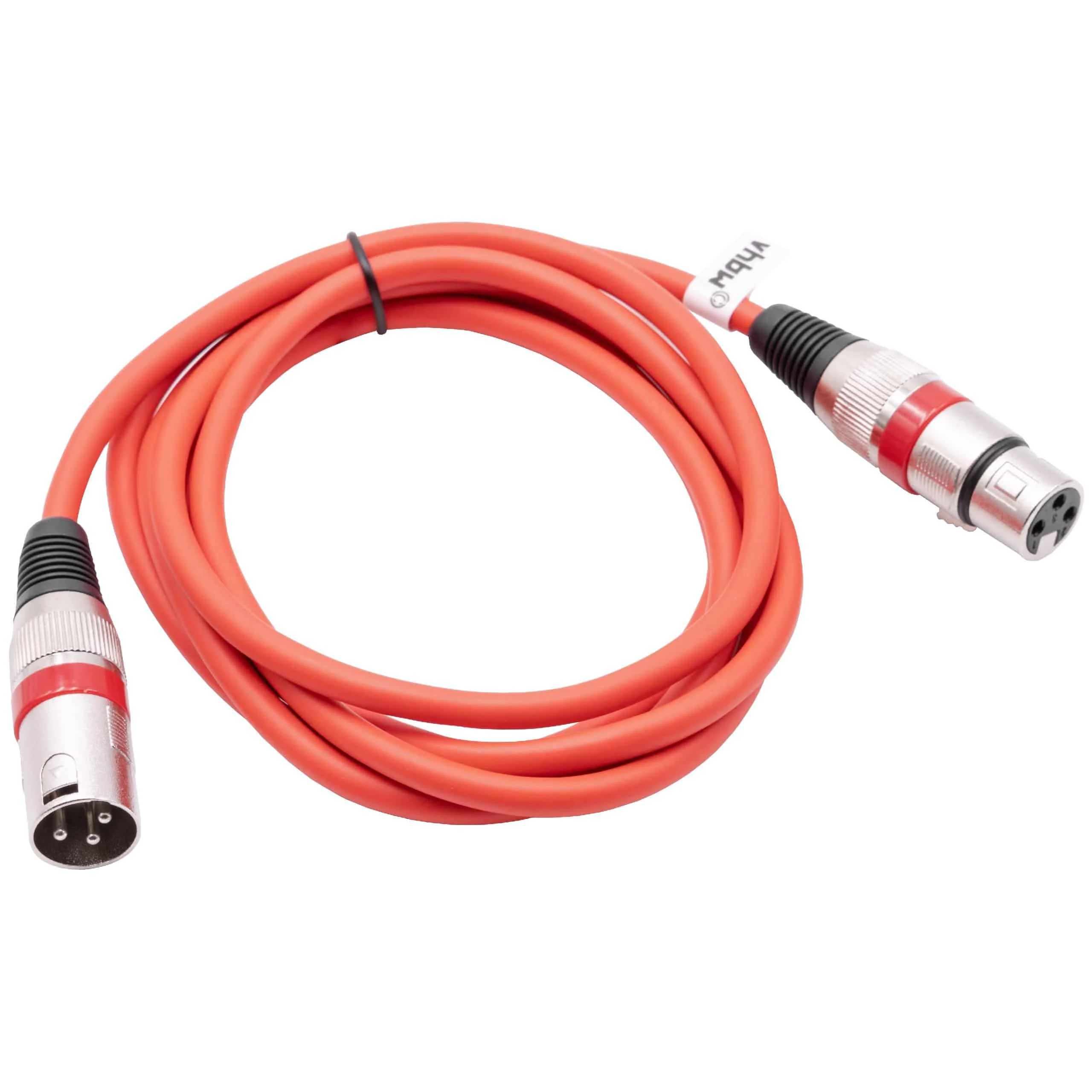 Câble DMX pour projecteur, équipement d'éclairage - prise XLR vers fiche XLR, 3 broches, 200 cm, rouge