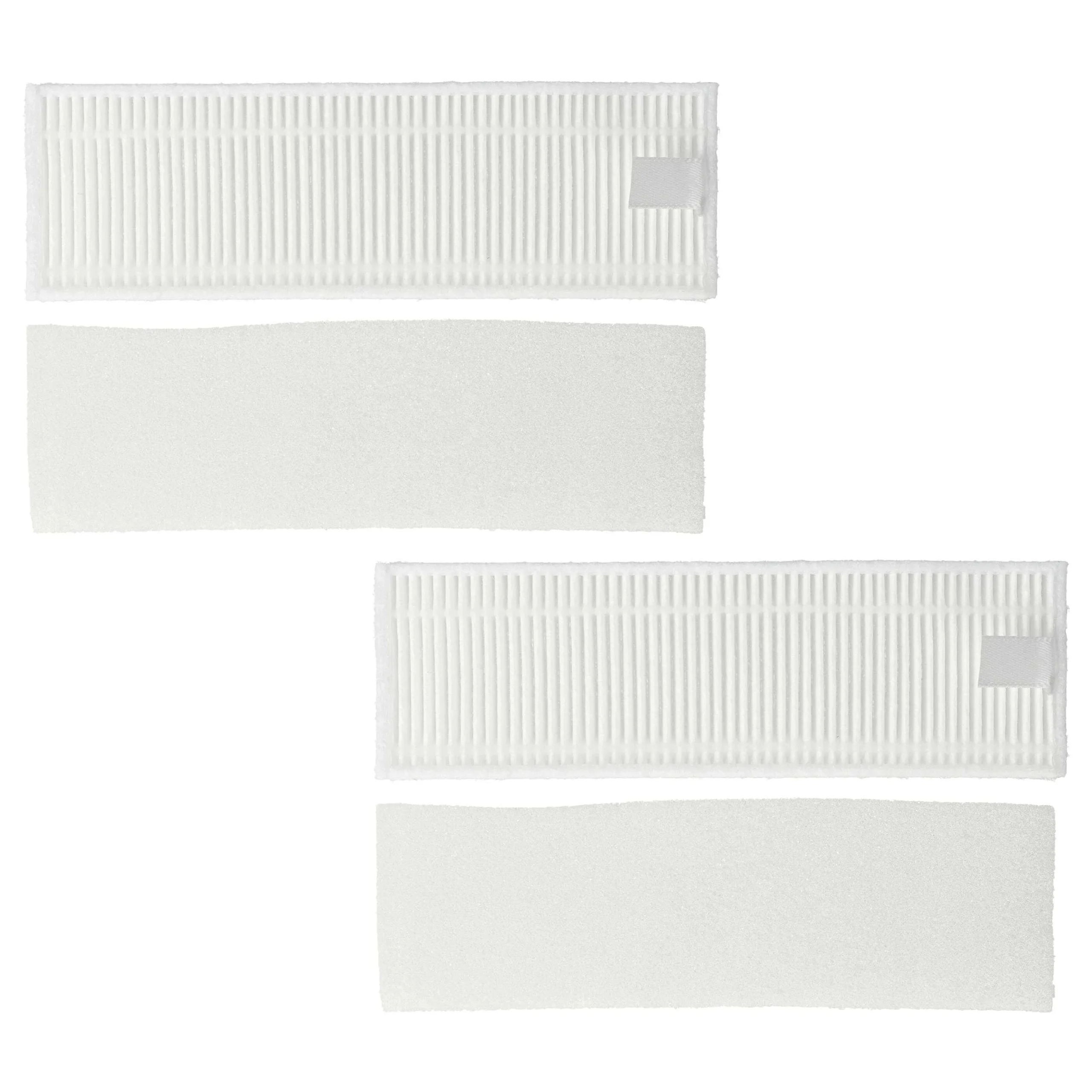 Lot de 4x filtres filtre HEPA, filtre éponge pour aspirateur robot Xiaomi Mijia G1 - Accessoires pour aspirateur
