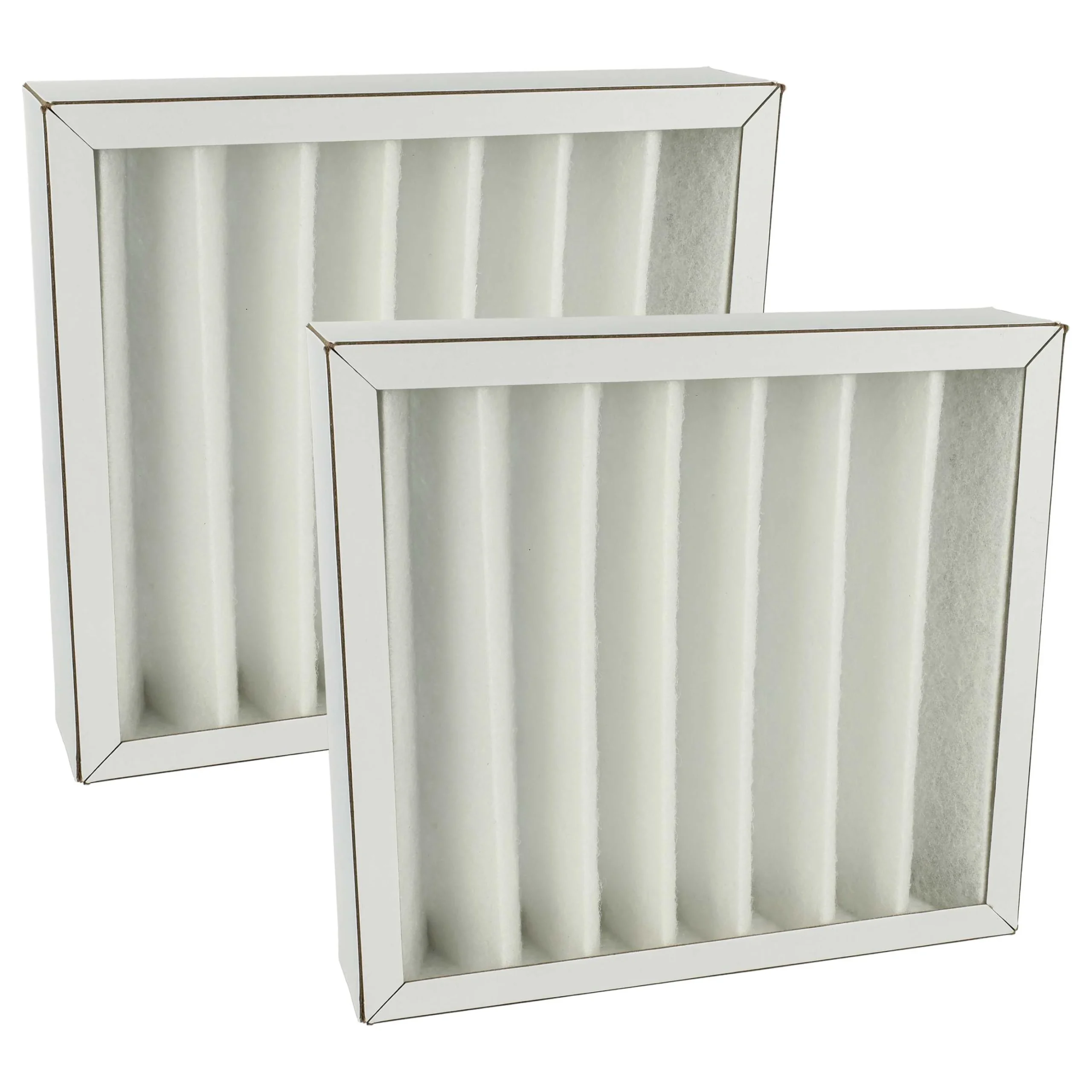 2x Filtre à air remplace Pluggit ADFG4F7-160 pour aération Pluggit - Classe filtre G4, blanc