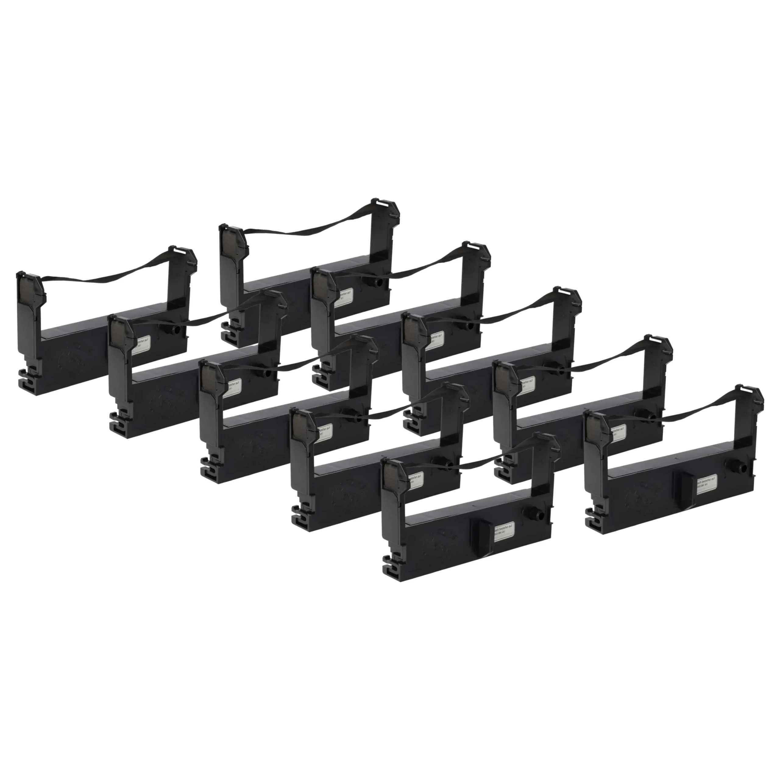 10x Ruban encreur remplace ERC-43, ERC-43B, C43S015461, ERC-39 pour imprimante matricielle / étiquette - noir