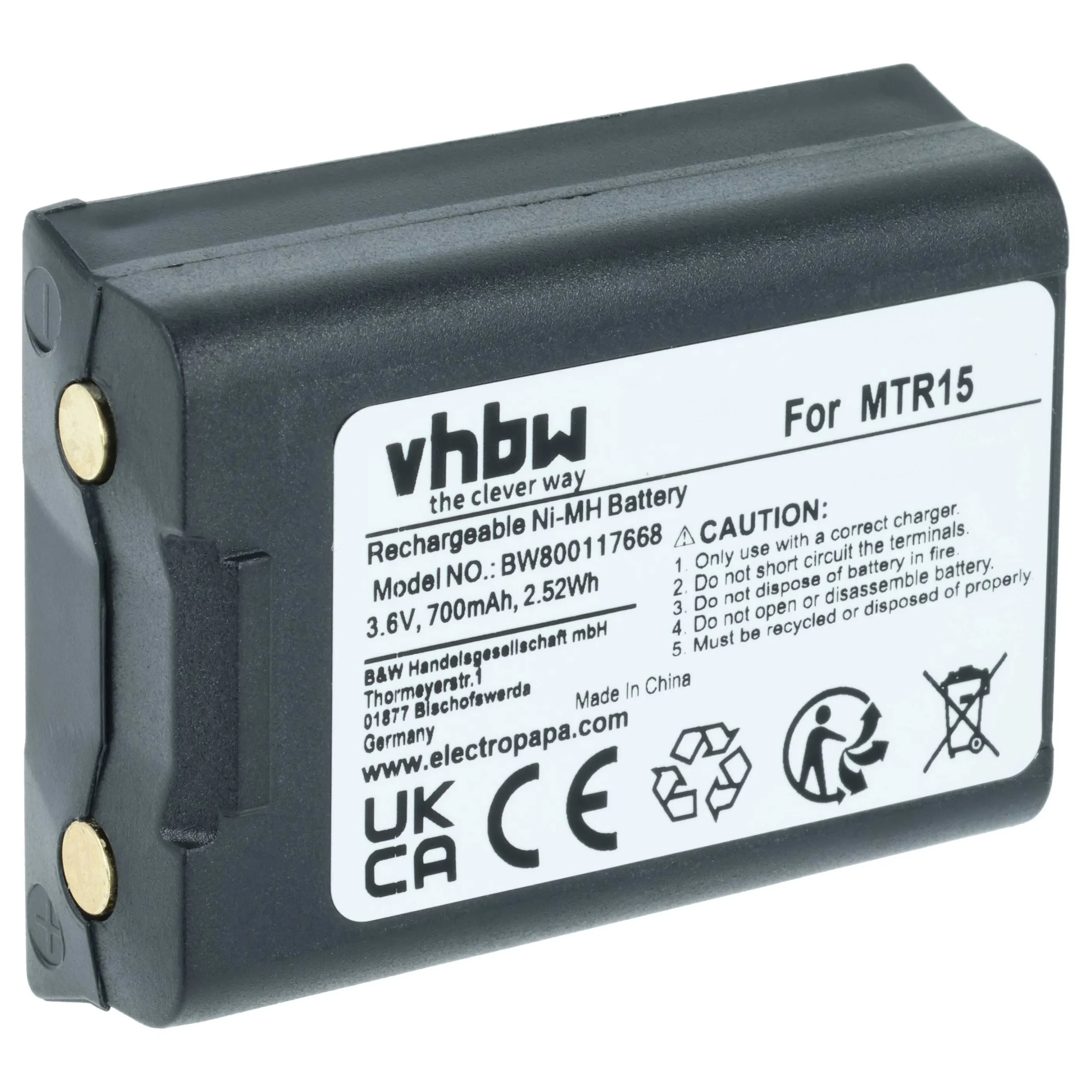 Batterie remplace Ravioli NH800 pour télécommande Ravioli- 700mAh 3,6V NiMH