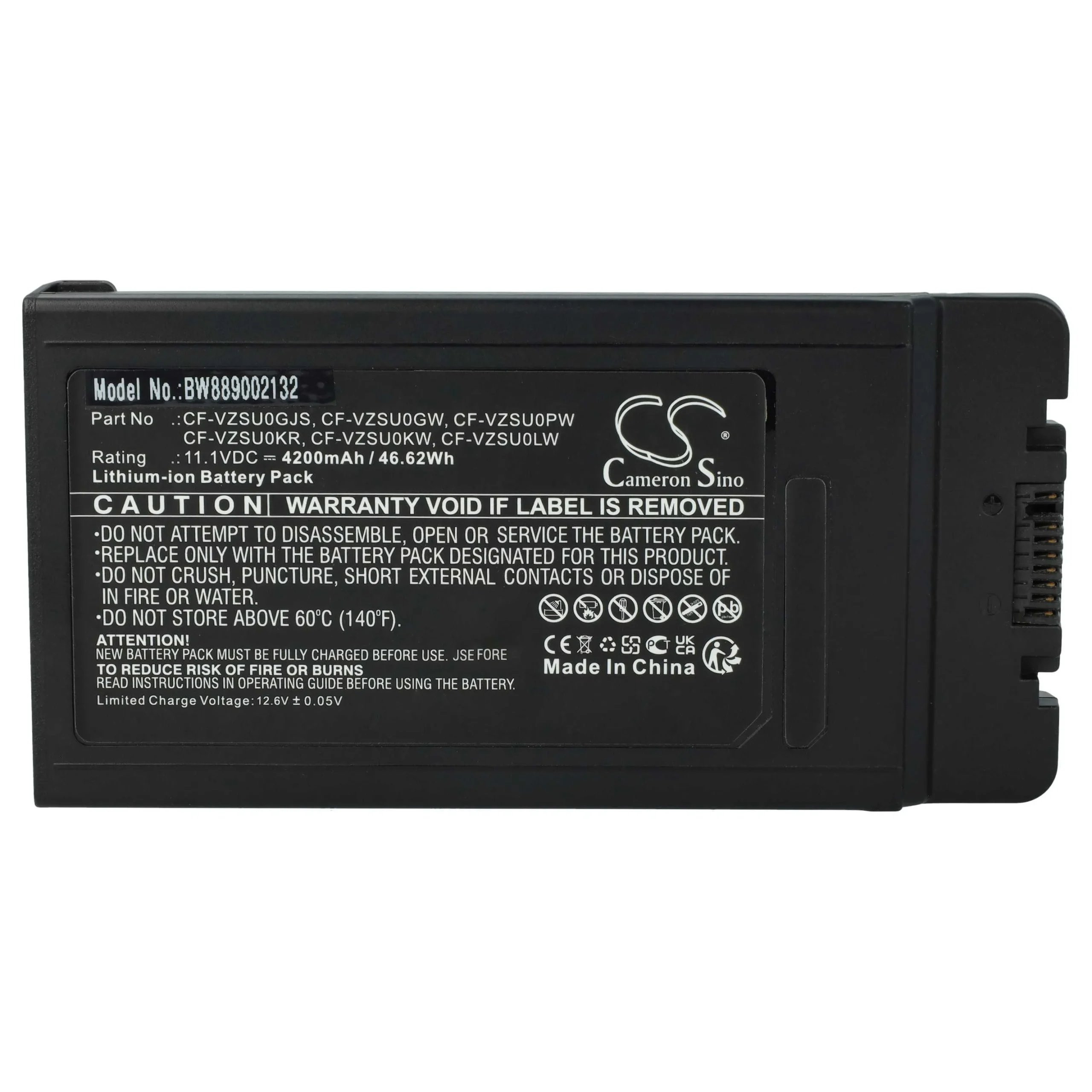 Batterie remplace EAN 5025232824243 pour ordinateur portable Panasonic- 4200mAh 11,1V Li-ion
