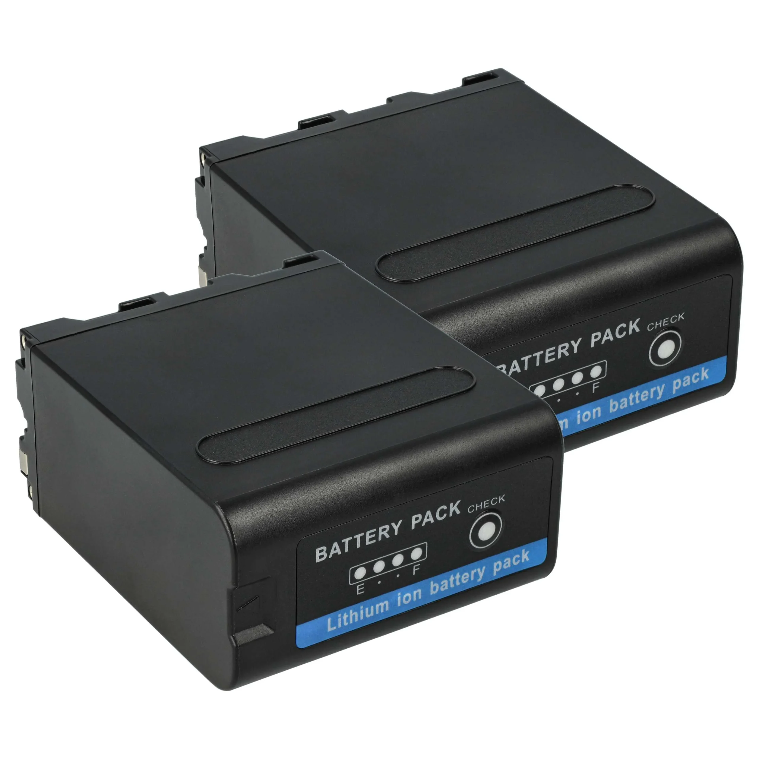 2x Batteries remplace Sony NP-F930, NP-F970, NP-F960, NP-F950 pour caméscope Grundig- 10400mAh 7,4V Li-ion