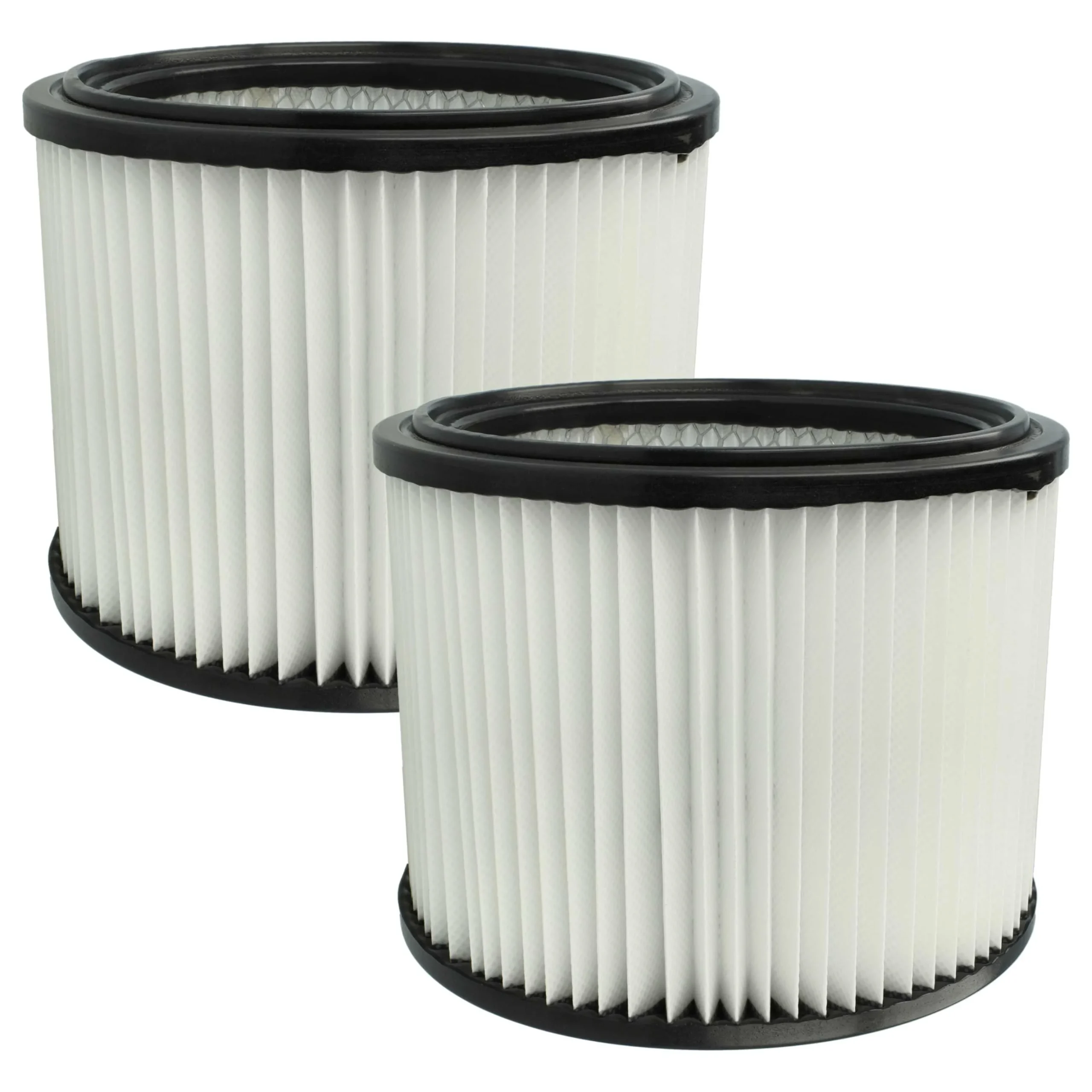 2x Filtre remplace Starmix FPP 3500 WS, 460727 pour aspirateur Starmix - filtre plissé H11, noir / blanc