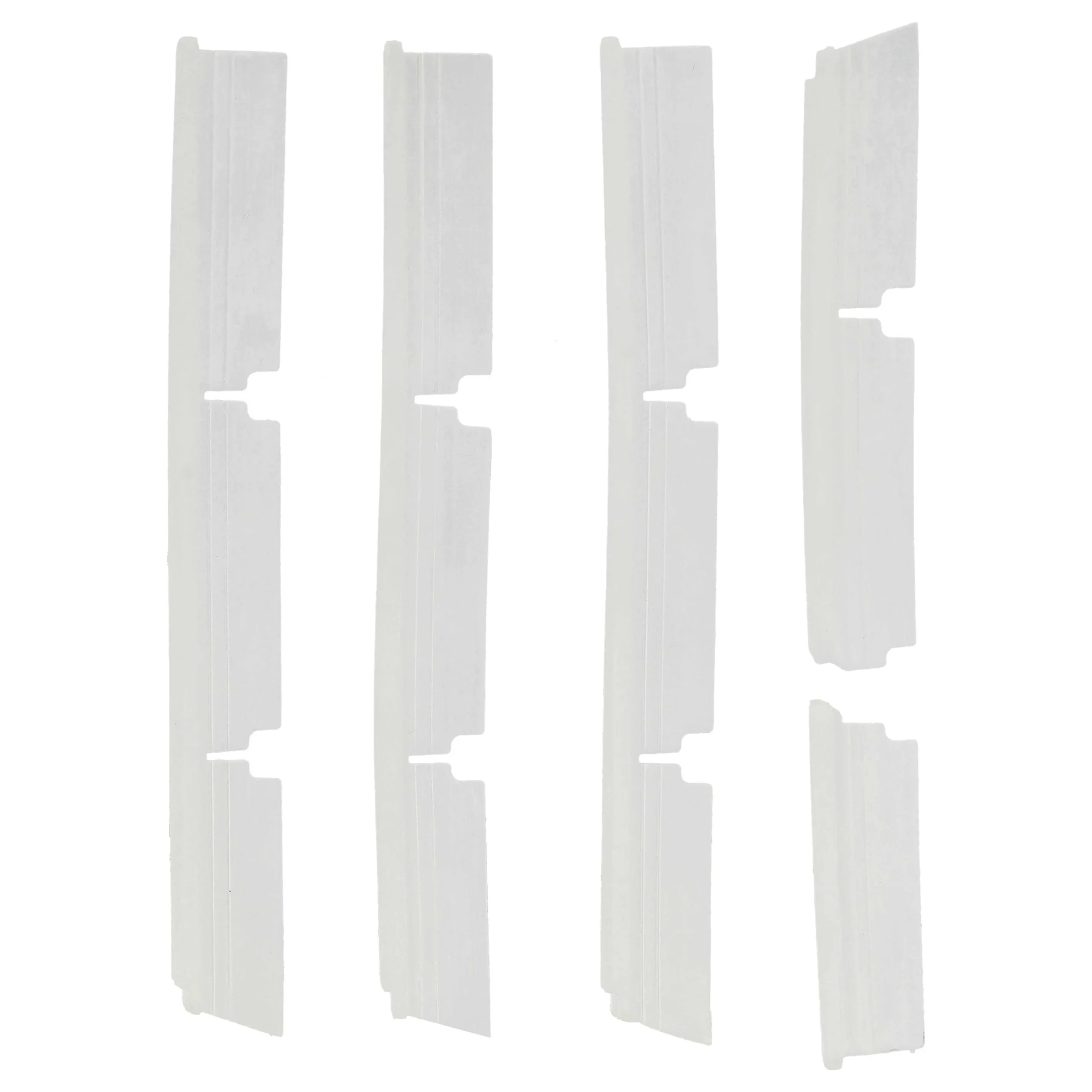 4x Languettes pour aspirateur robot Neato Botvac 70E, 75, 85, 80 - avec lamelles