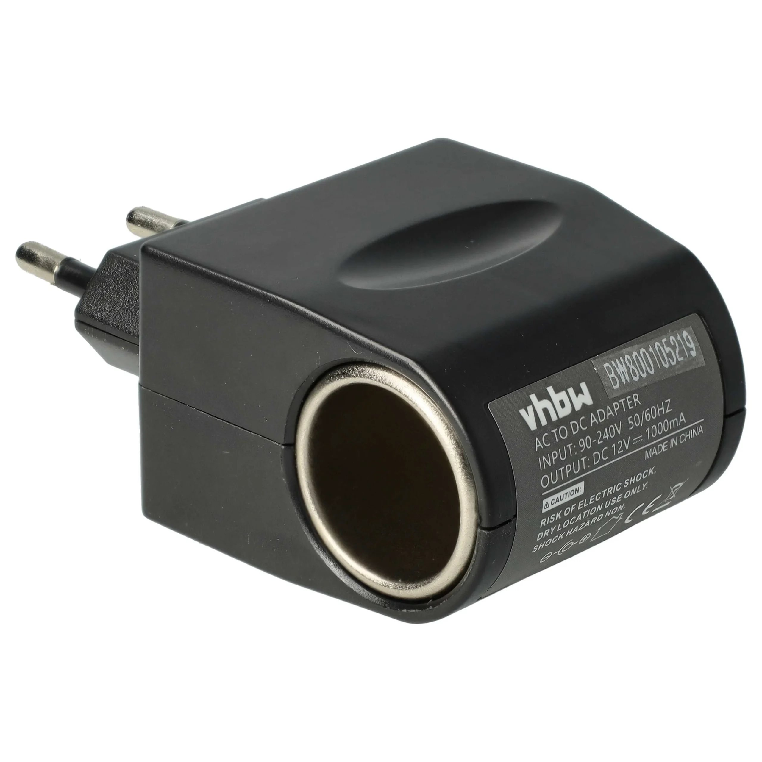 Adaptateur de chargeur voiture 12 V vers prise 220 V pour tableau de bord - 1000 mA