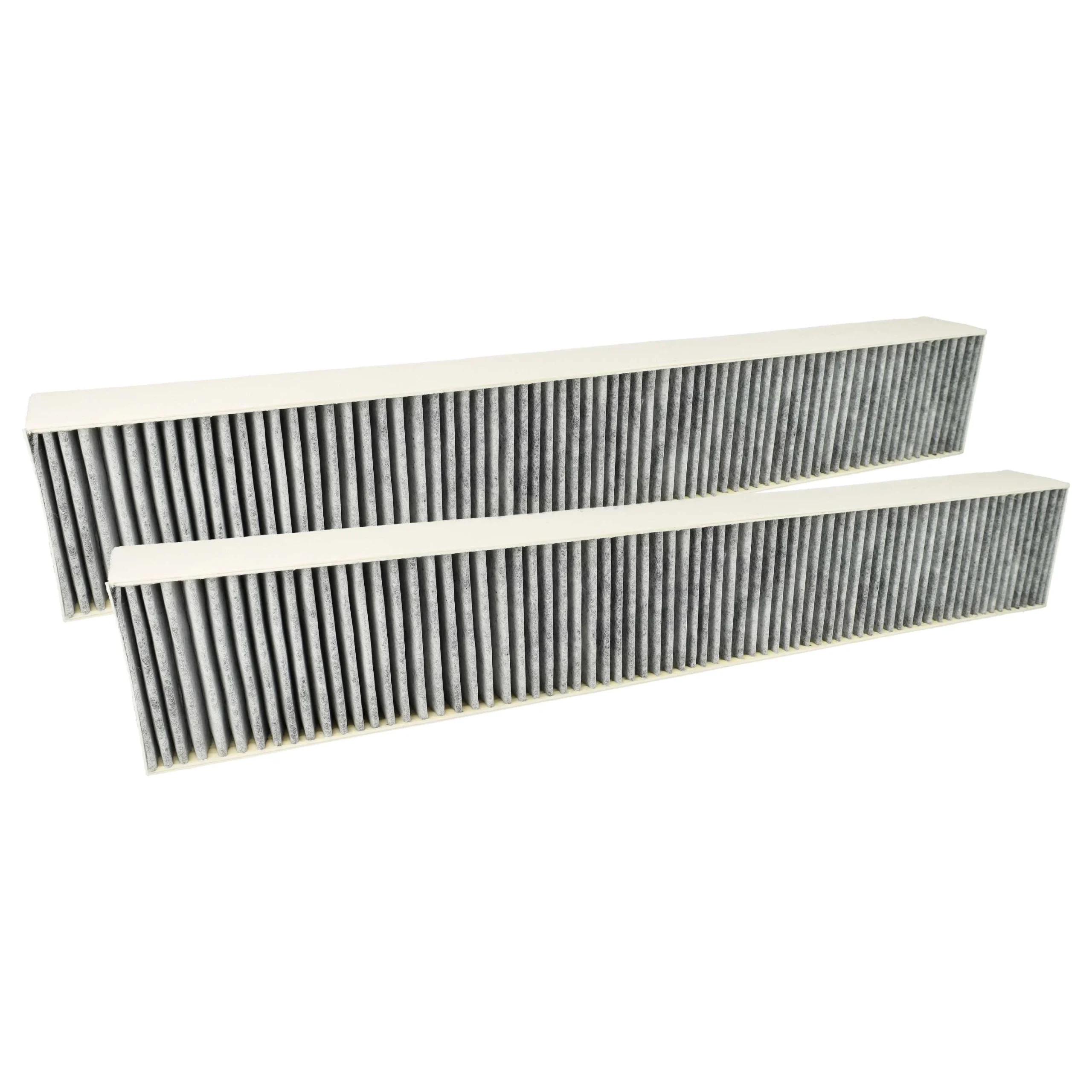 2x Filtres à charbon actif remplace Bosch 17000822, HEZ381700, 8720094250540, HEZ381500 pour hotte Bosch - Accessoires appareils ménagers
