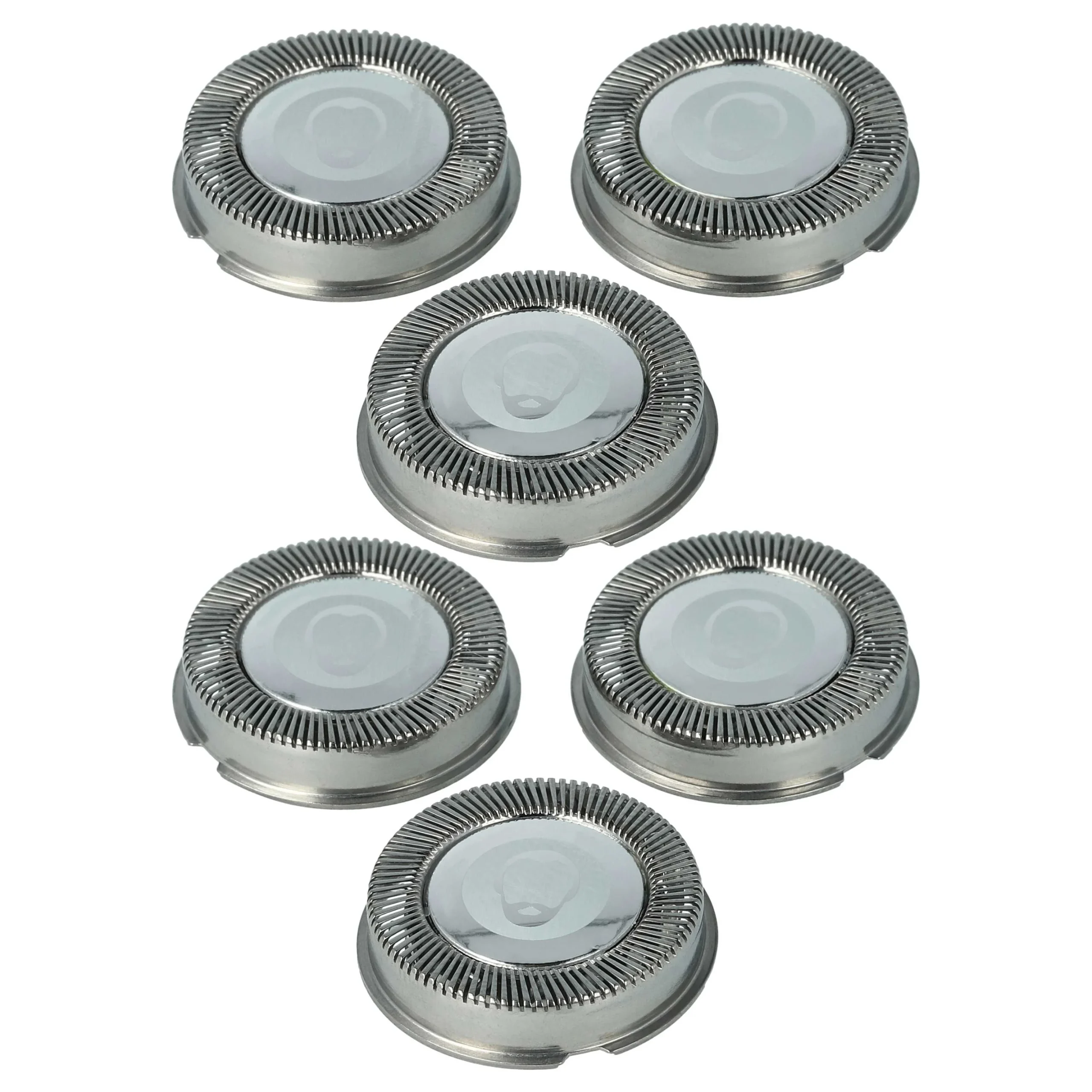 6x Têtes de rasoir remplace Philips HP1917, HQ2 pour rasoir électrique Philips - argenté
