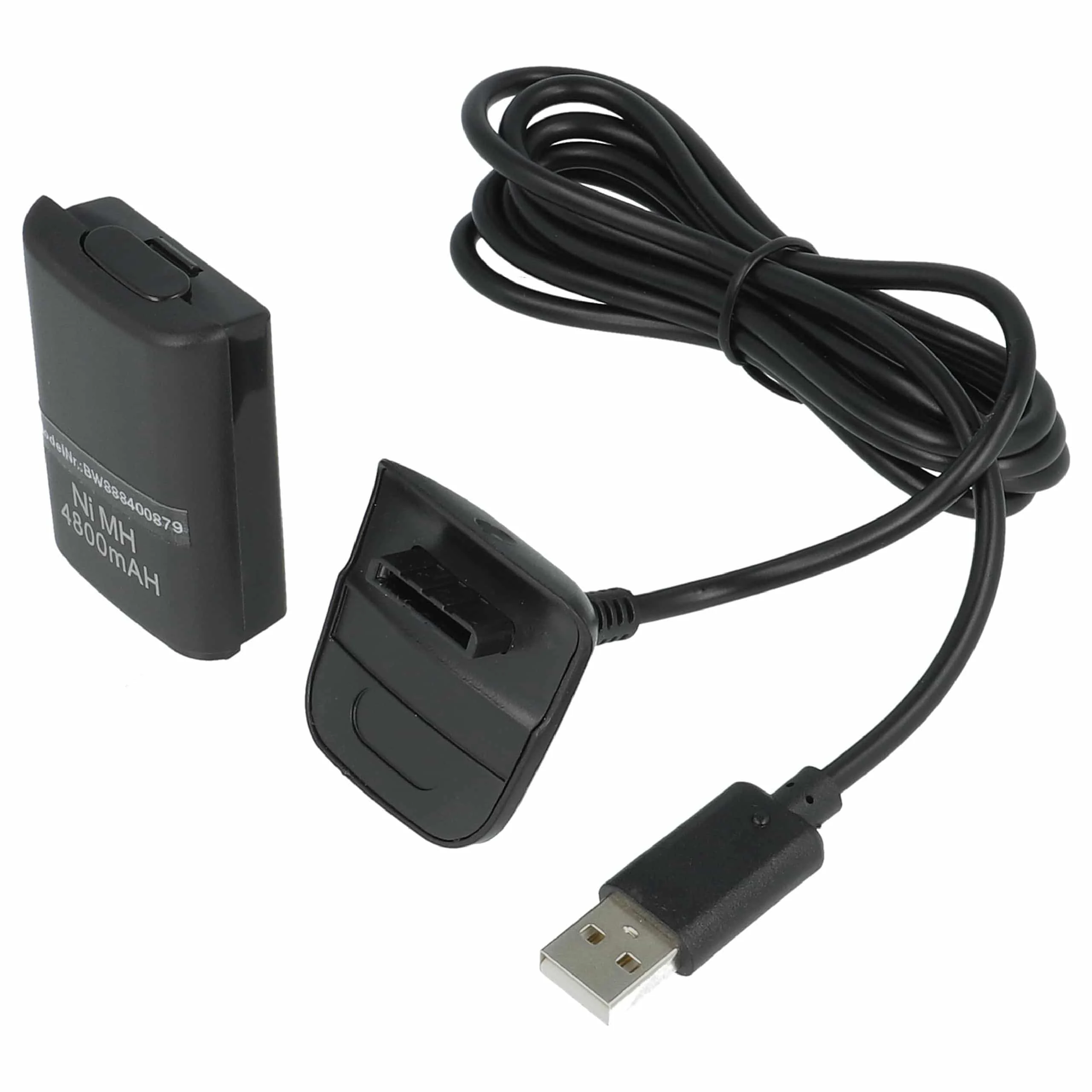 Kit Play & Charge (2 pcs.) pour Microsoft Xbox 360 manette - noir
